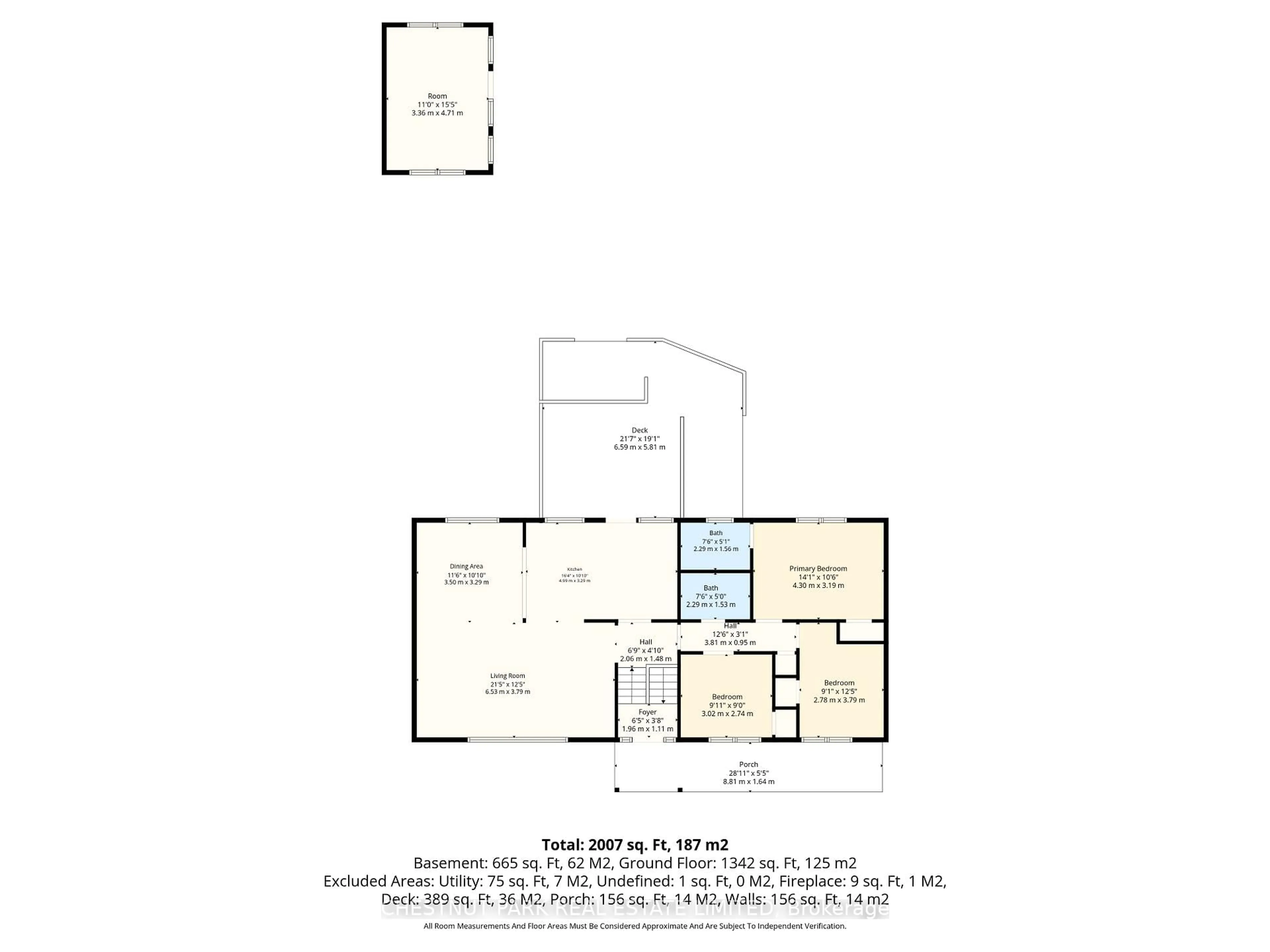 Floor plan for 11 Joseph St, Uxbridge Ontario L9P 1H8