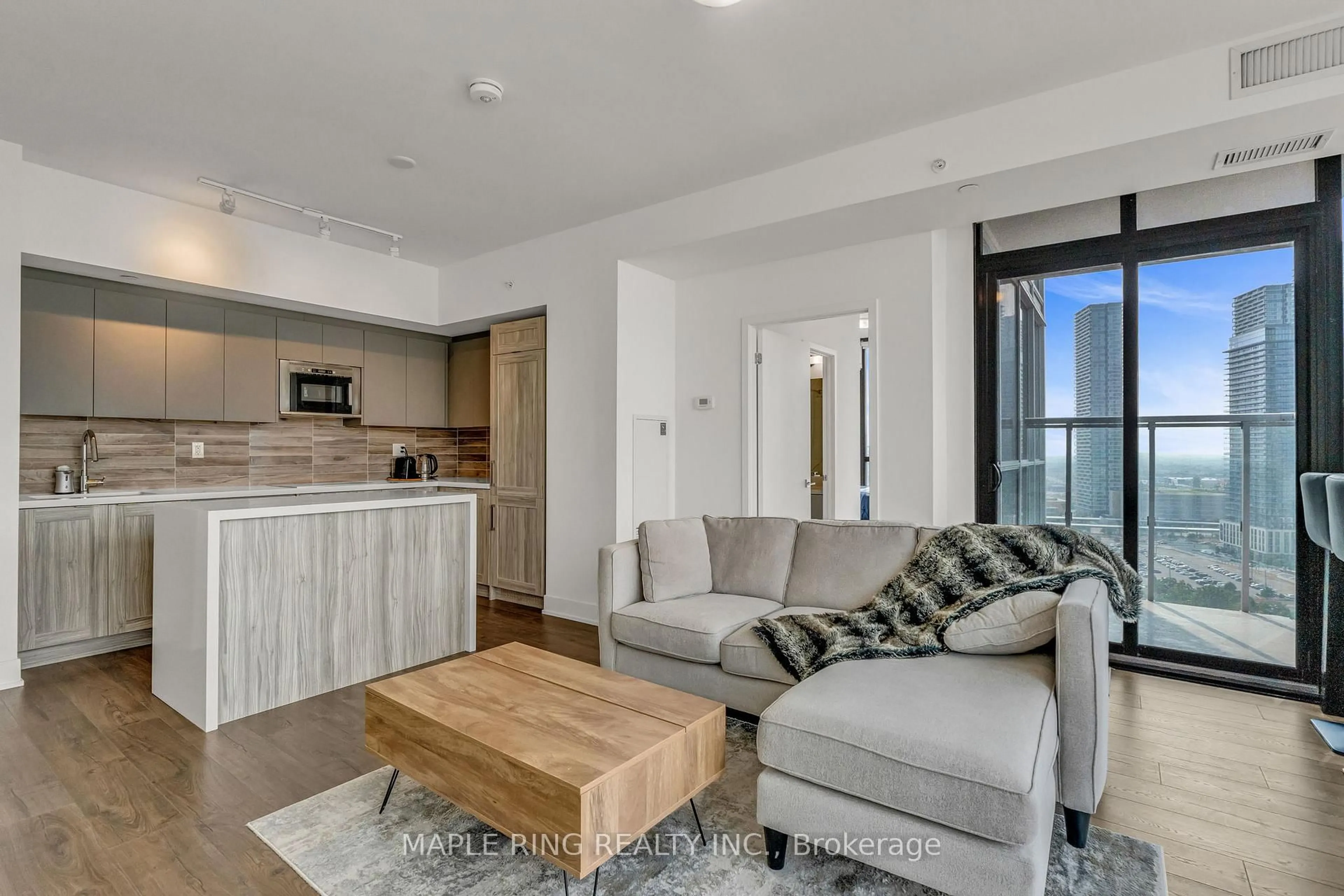 Living room with furniture, unknown for 2916 Highway 7 Rd #1807, Vaughan Ontario L4K 0K6