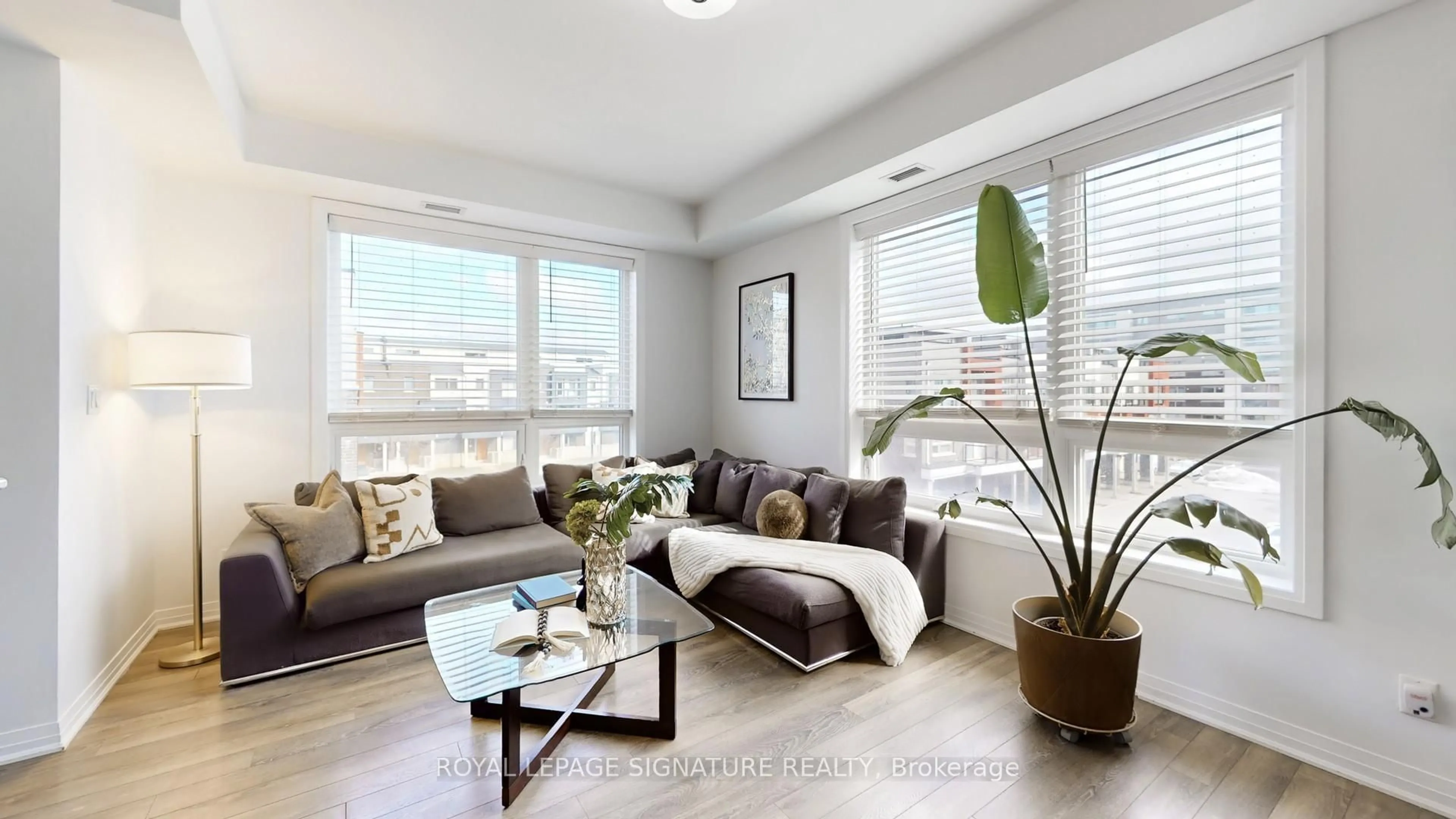 Living room with furniture, unknown for 58 Adam Sellers St #305, Markham Ontario L6B 1P5