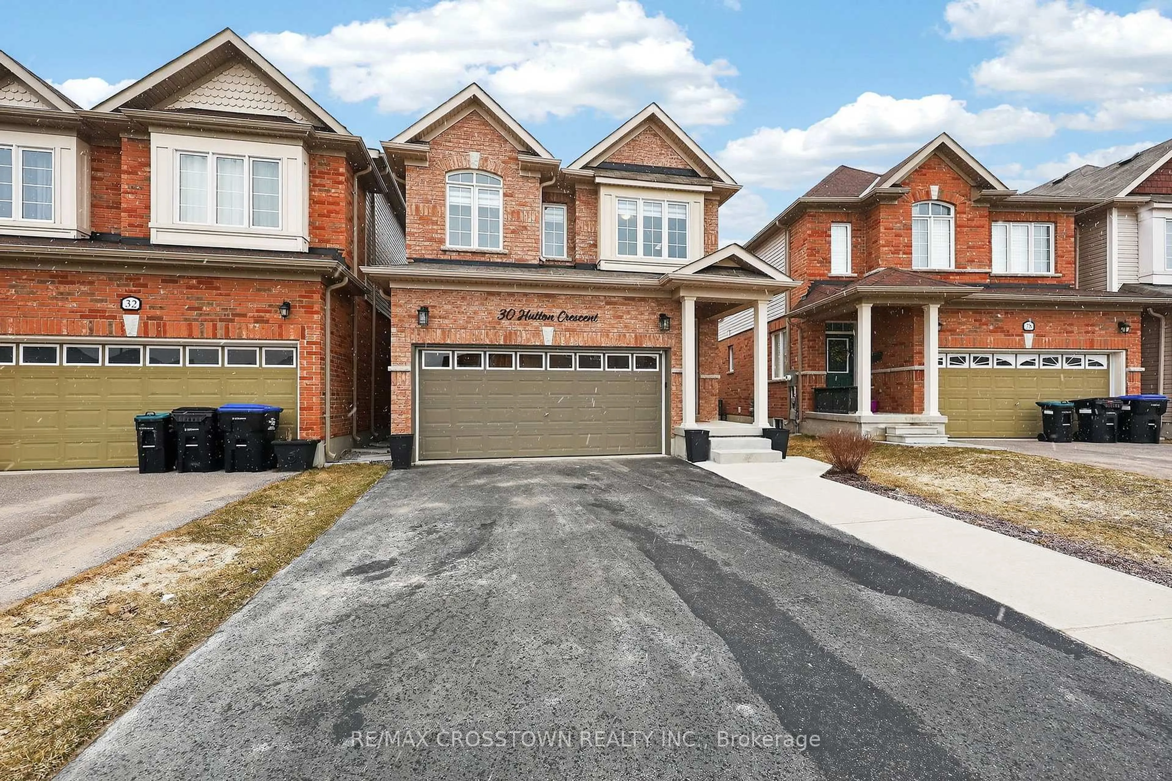 Home with brick exterior material, street for 30 HUTTON Cres, Essa Ontario L3W 0R6