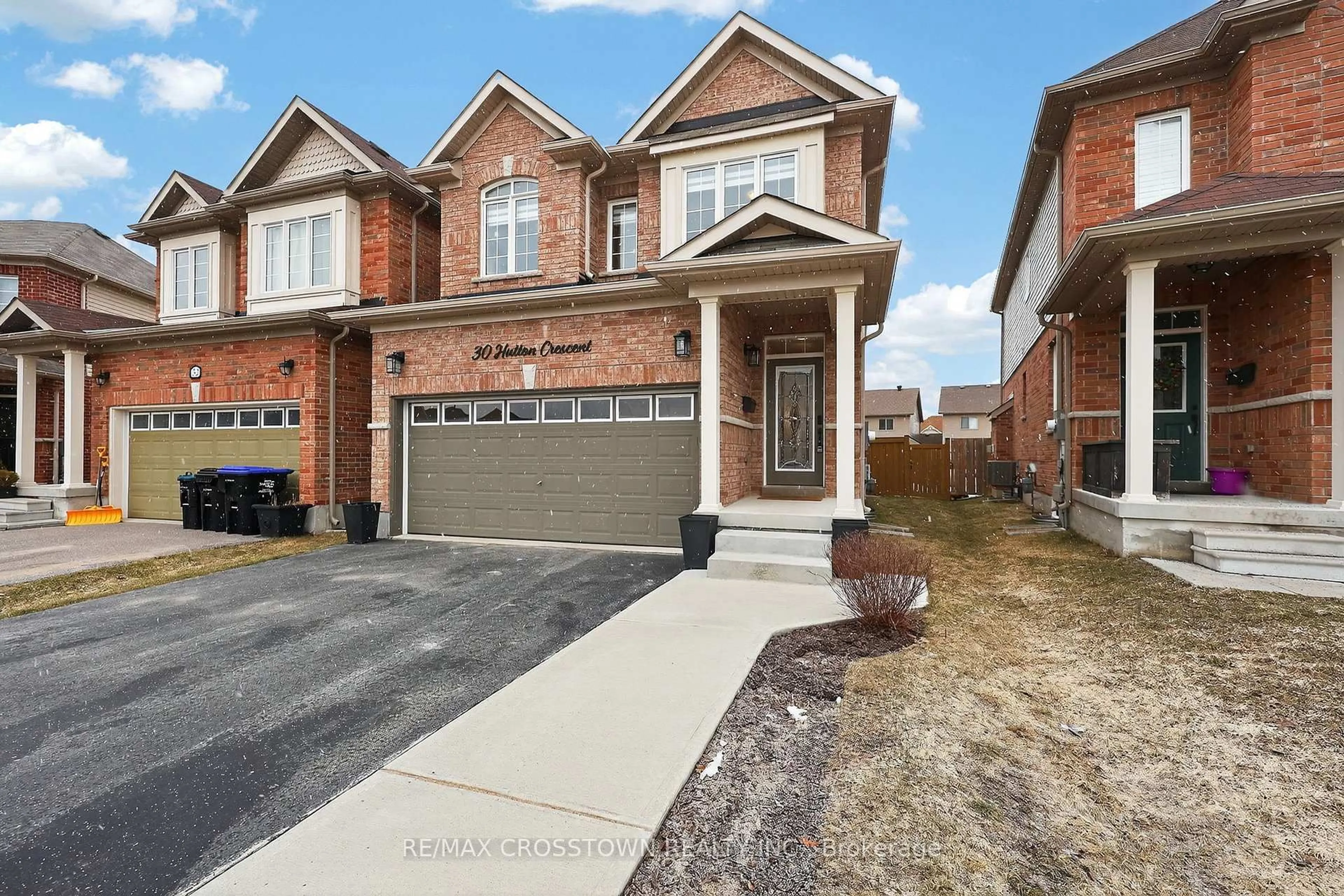 Home with brick exterior material, street for 30 HUTTON Cres, Essa Ontario L3W 0R6