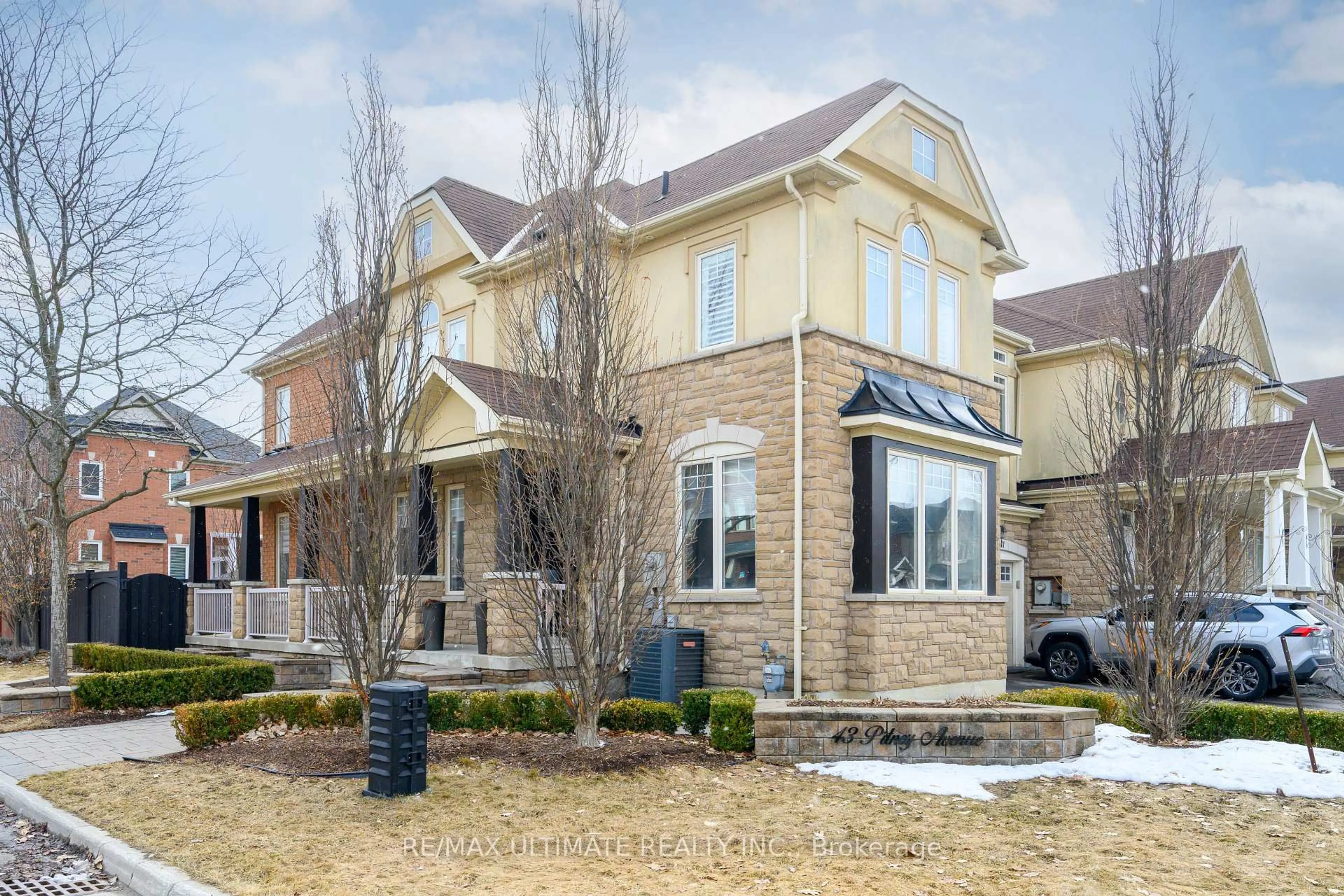 Home with brick exterior material, street for 43 Pitney Ave, Richmond Hill Ontario L4E 4Y5