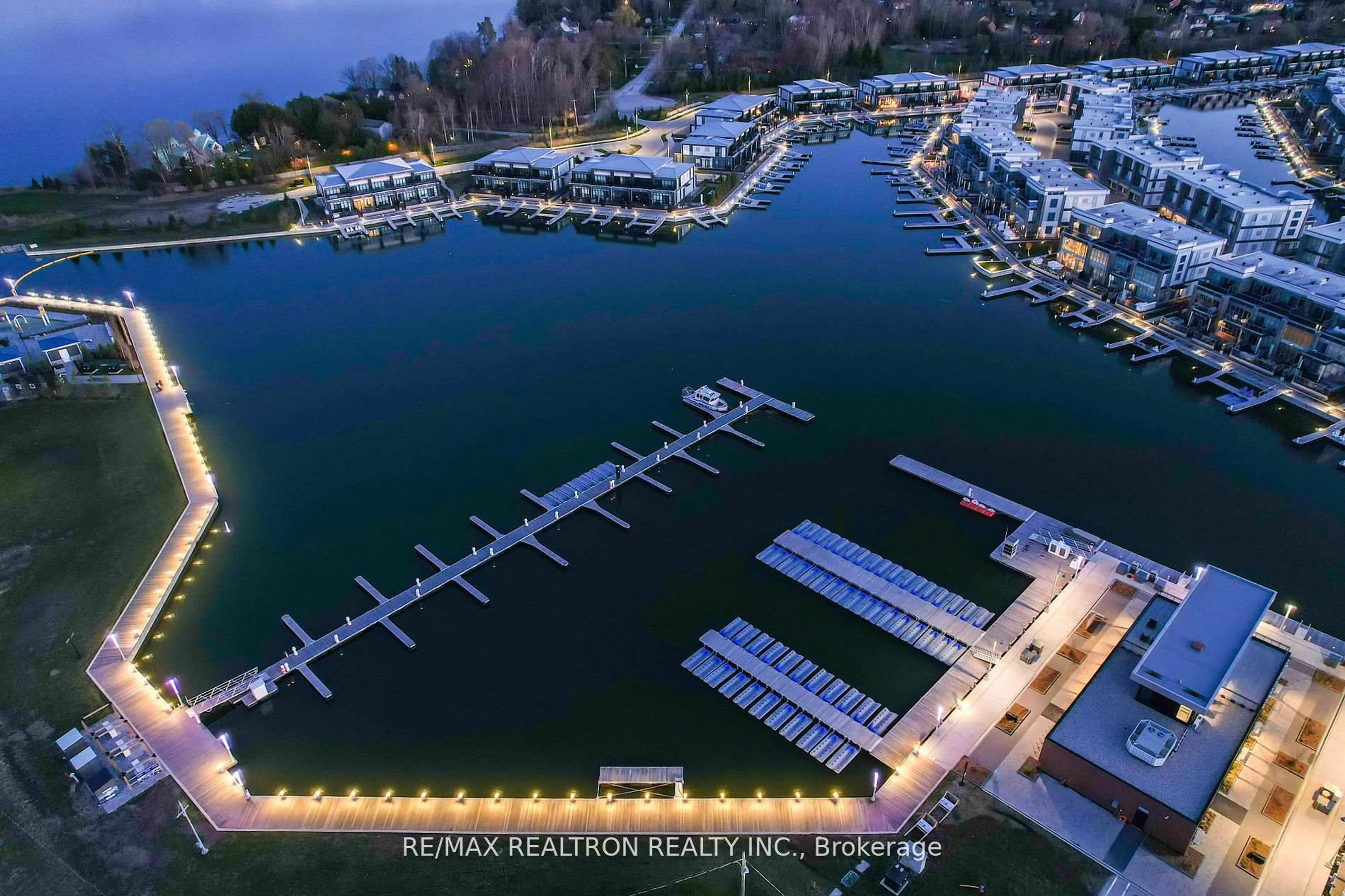 A pic from outside/outdoor area/front of a property/back of a property/a pic from drone, water/lake/river/ocean view for 3717 Mangusta Crt, Innisfil Ontario L9S 0L5