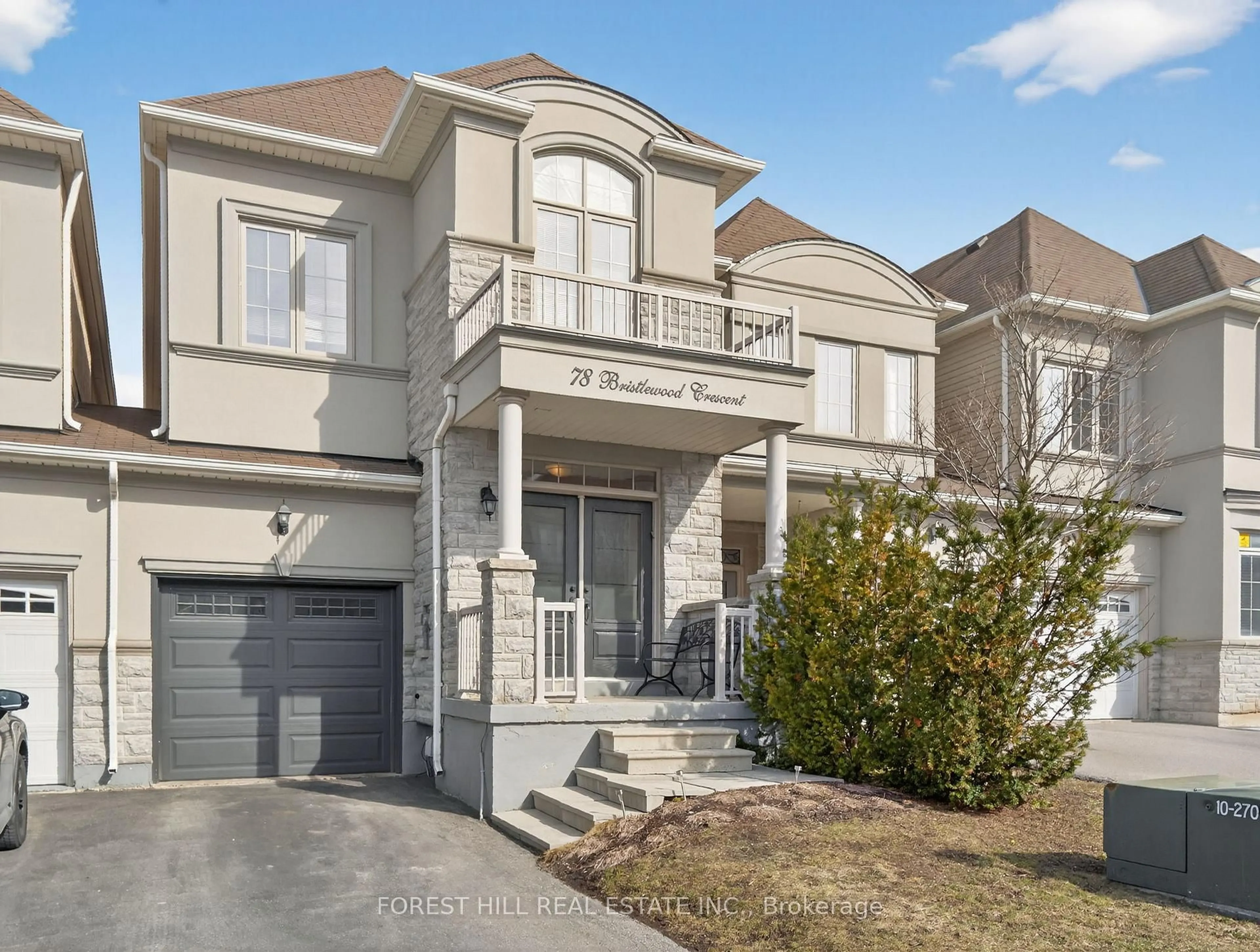 Home with brick exterior material, street for 78 Bristlewood Cres, Vaughan Ontario L4J 9K9