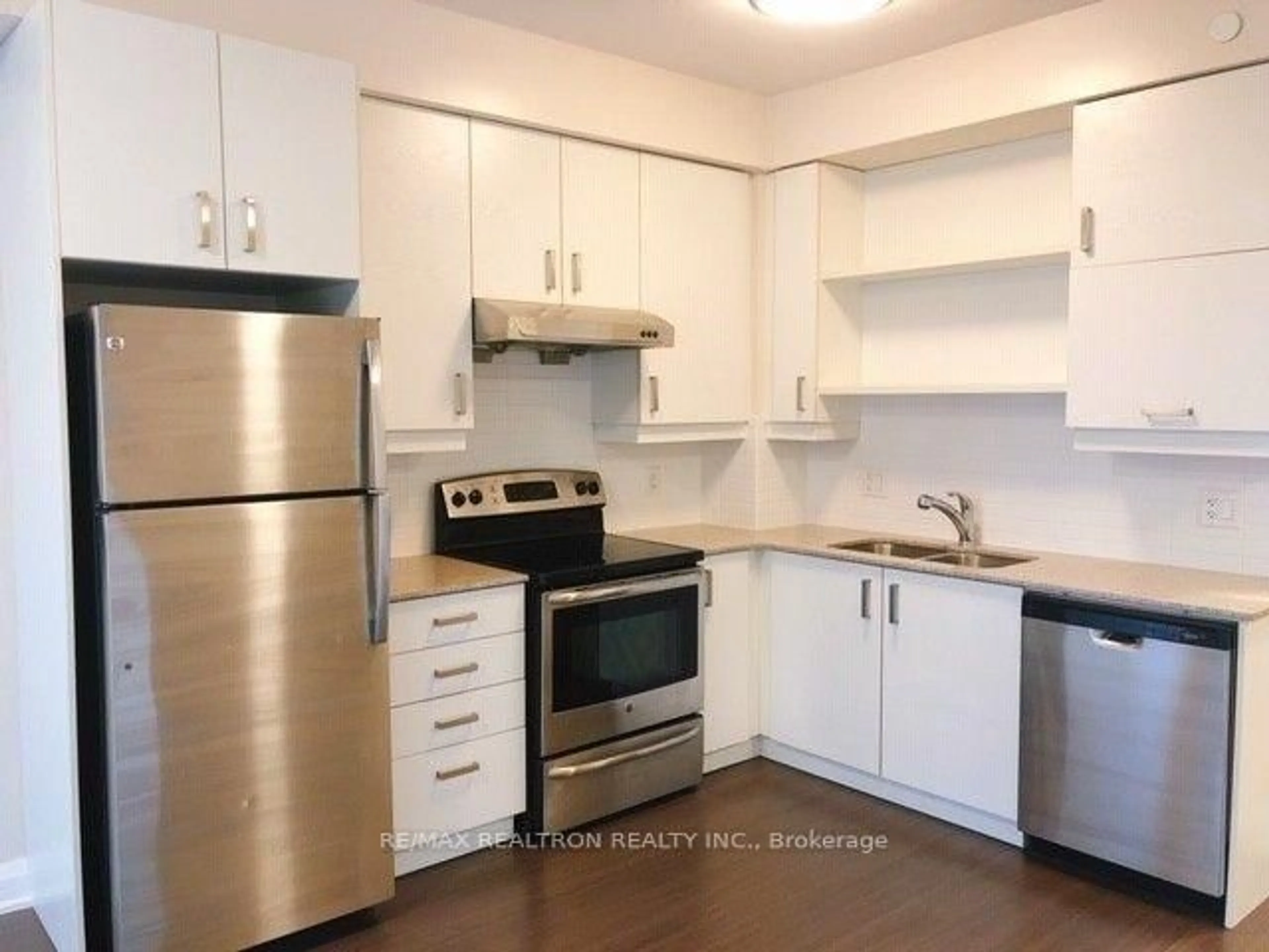 Standard kitchen, wood/laminate floor for 8200 Birchmount Rd #308, Markham Ontario L3R 9W1