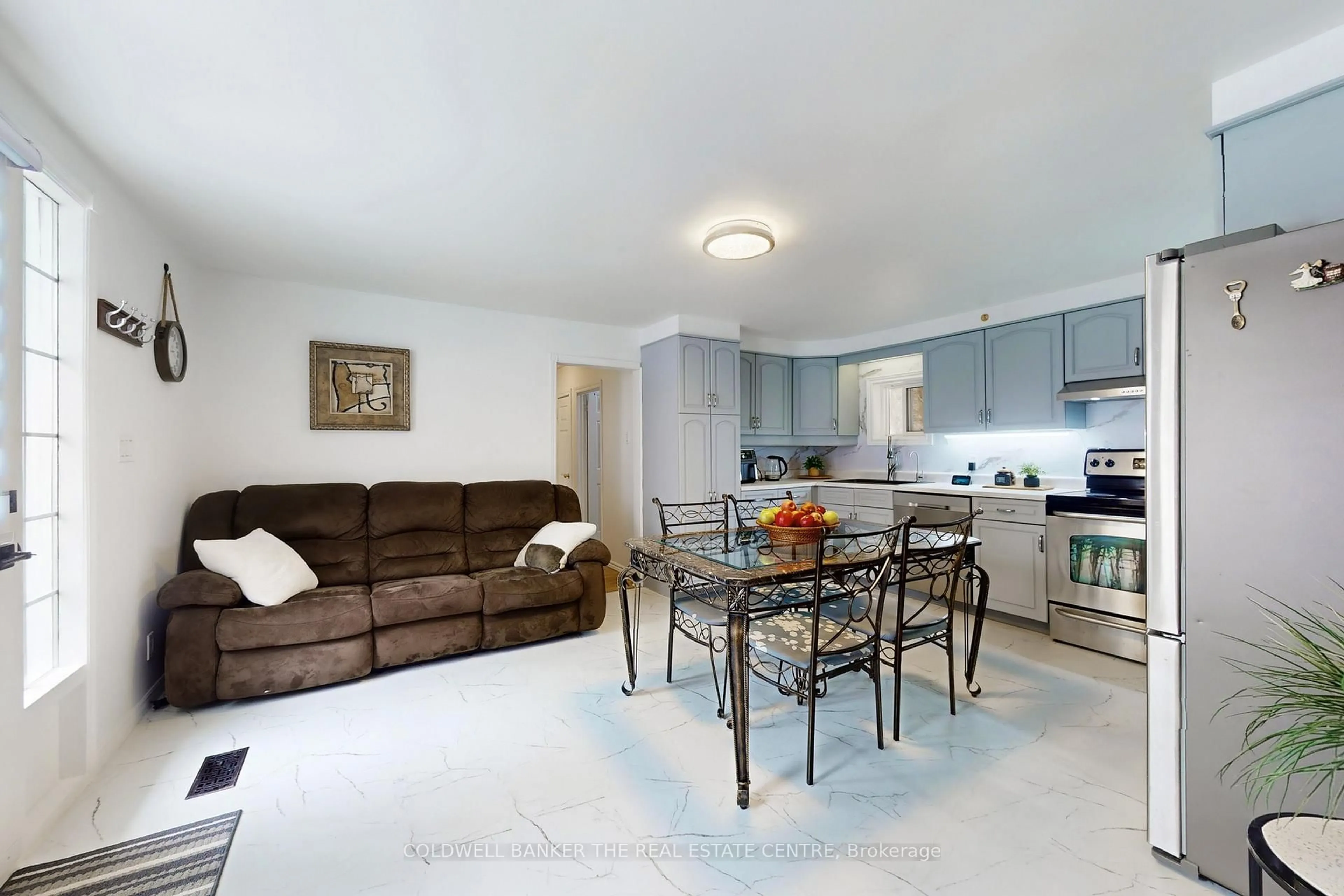 Open concept kitchen, ceramic/tile floor for 8352 Main St, Adjala-Tosorontio Ontario L0M 1M0