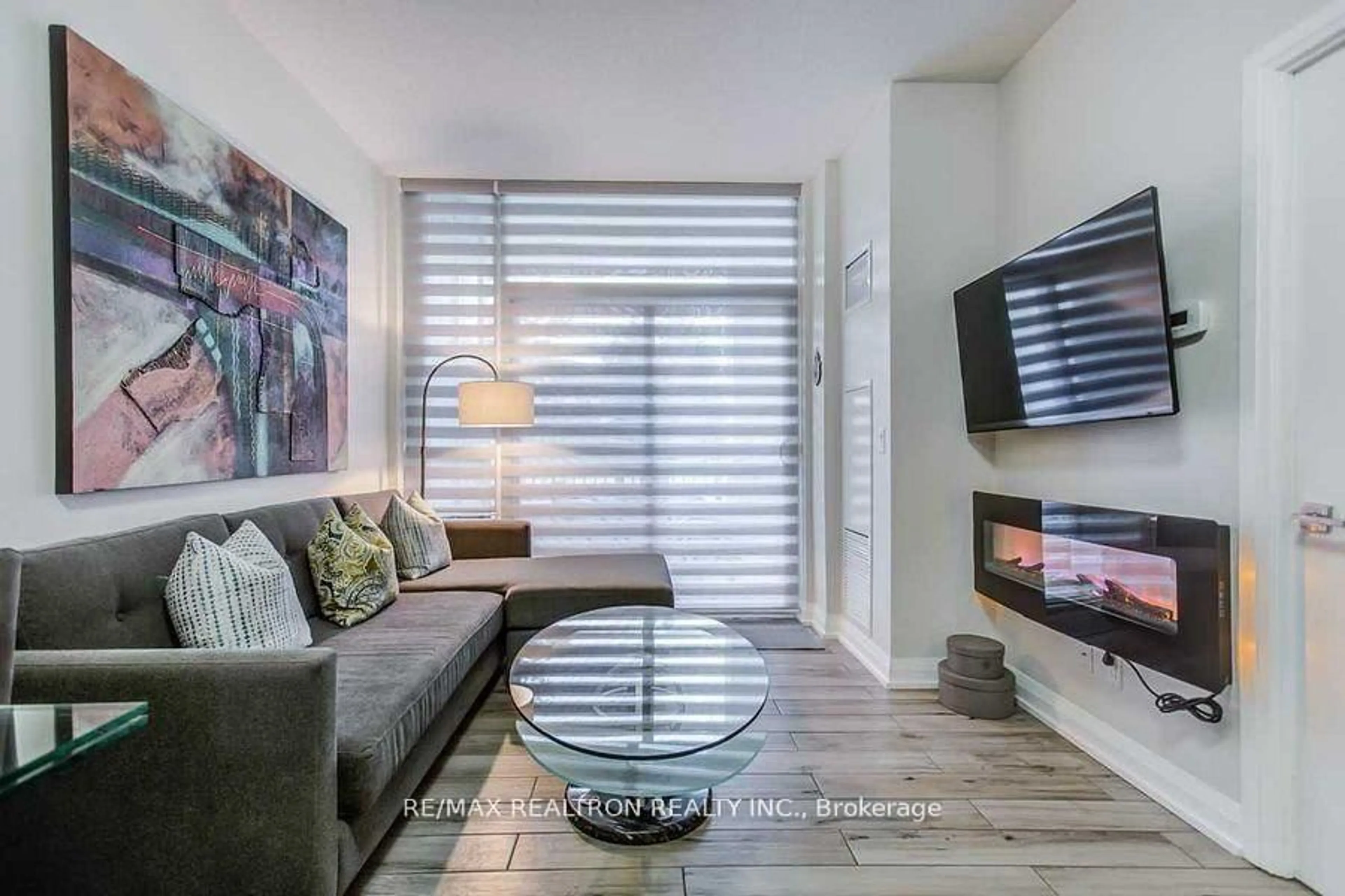 Living room with furniture, unknown for 75 North Park Rd #105, Vaughan Ontario L4J 0H8