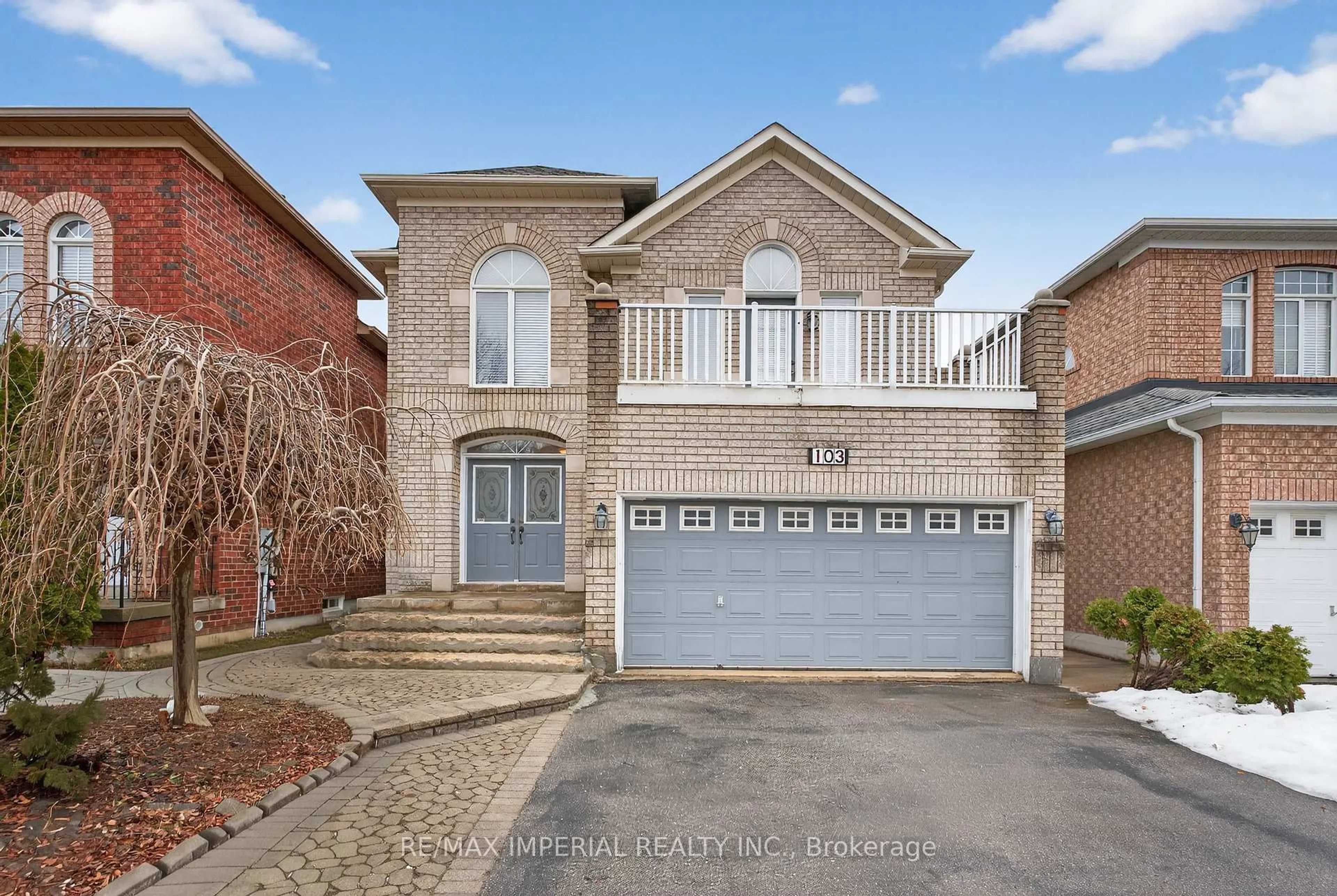 Home with brick exterior material, street for 103 Ferdinand Ave, Vaughan Ontario L6A 3H6