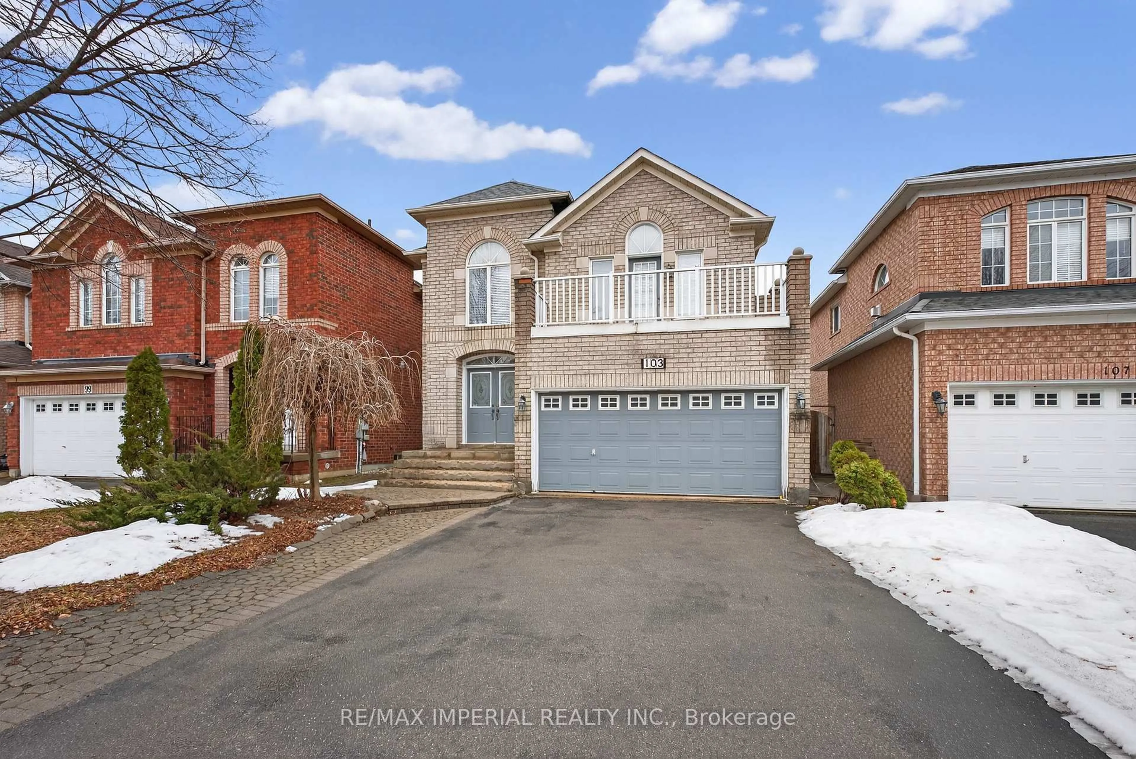 Home with brick exterior material, street for 103 Ferdinand Ave, Vaughan Ontario L6A 3H6