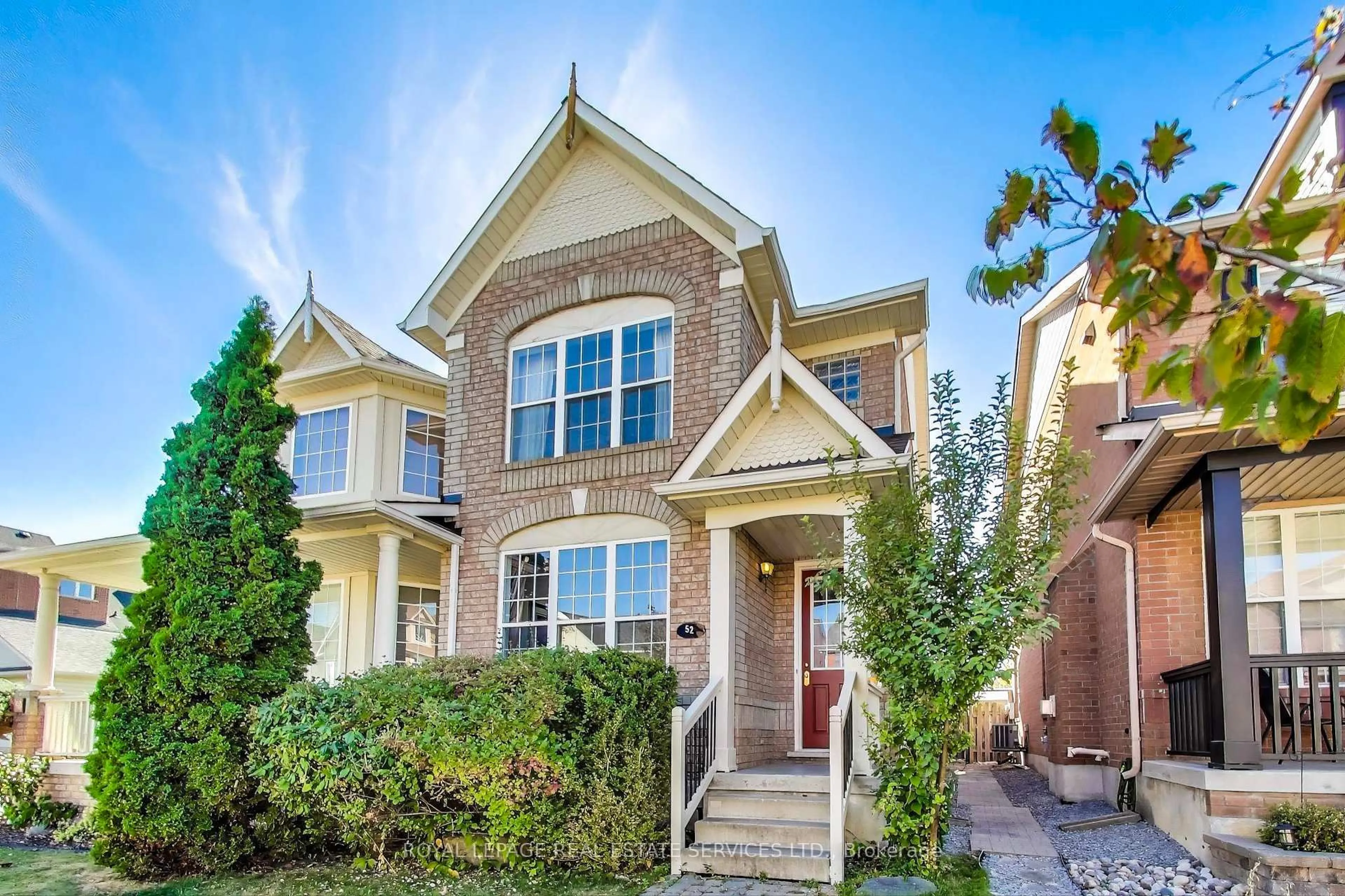 Home with brick exterior material, street for 52 Gowland Rd, Markham Ontario L6B 1B8