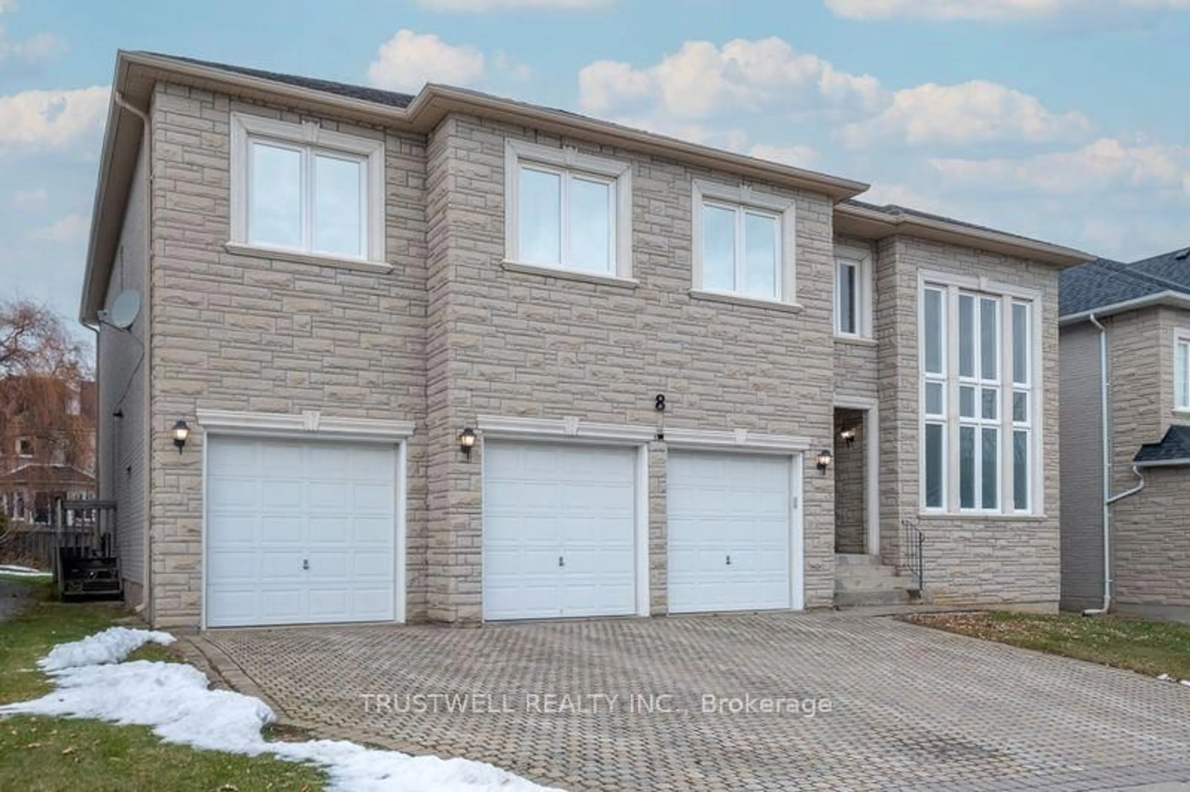 Home with brick exterior material, street for 8 Ridgley Crt, Richmond Hill Ontario L4B 4N3