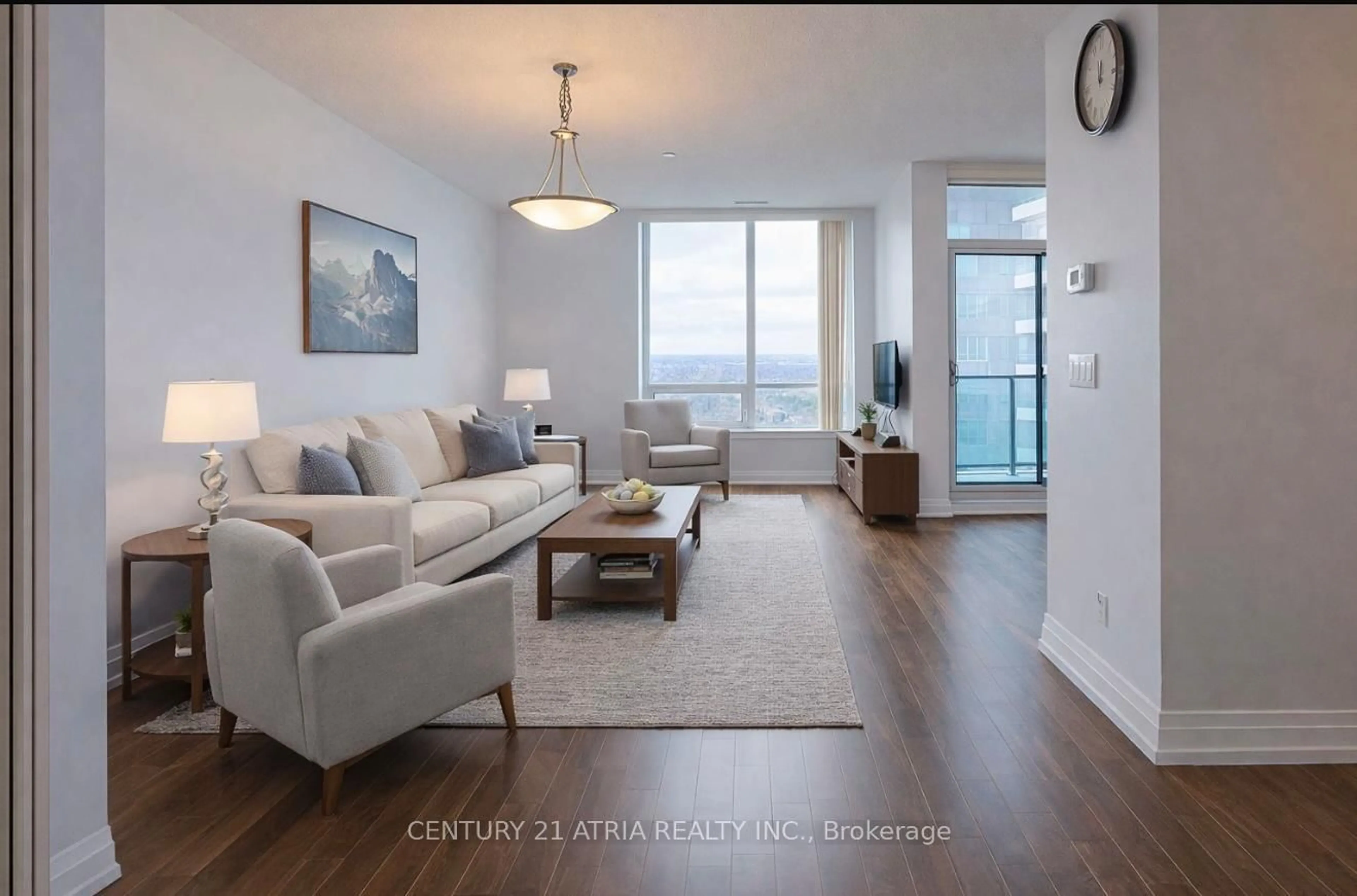 Living room with furniture, unknown for 7165 Yonge St #PH09, Markham Ontario L3T 0C5