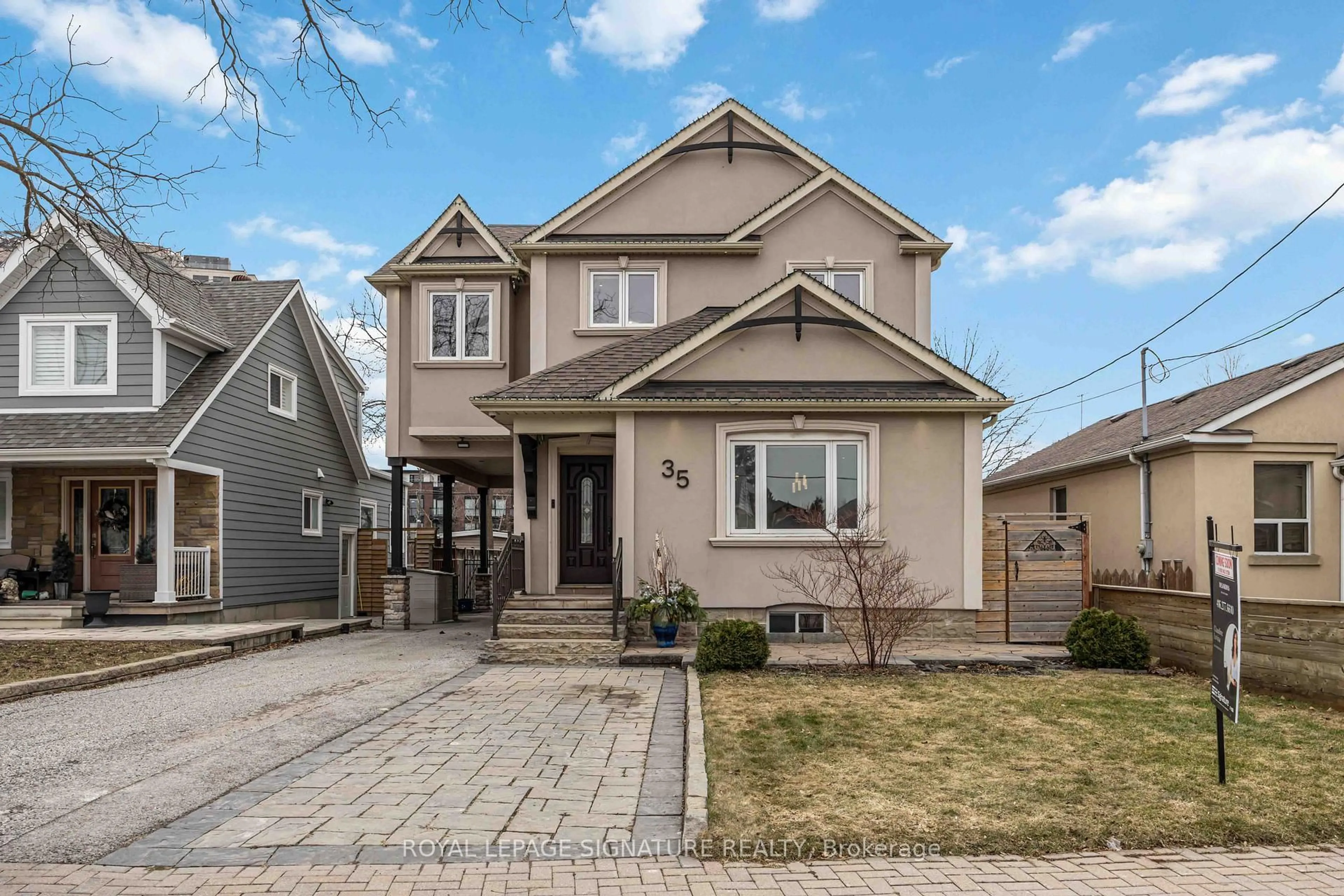 Home with brick exterior material, street for 35 Rainbow Dr, Vaughan Ontario L4L 2K3