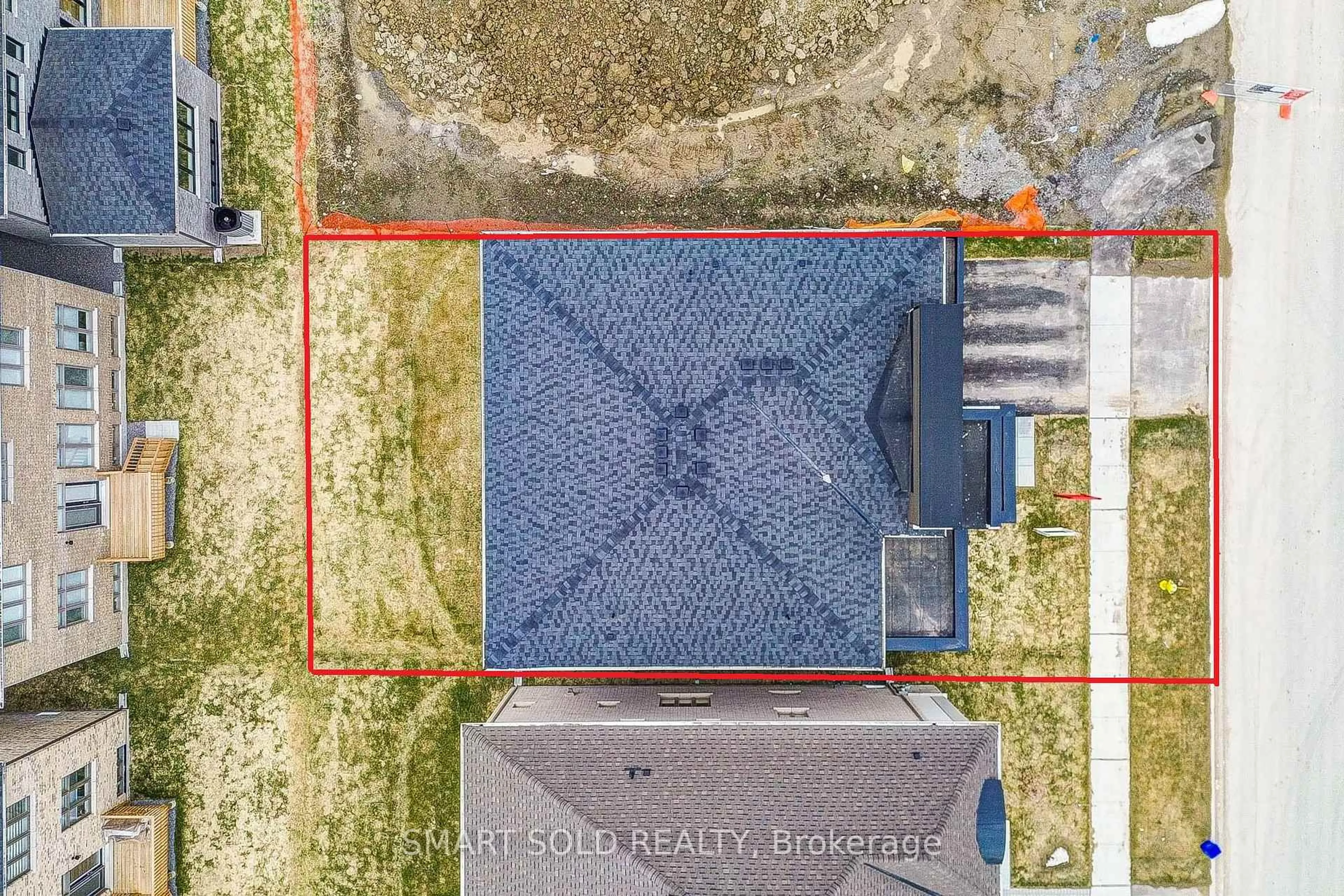 A pic from outside/outdoor area/front of a property/back of a property/a pic from drone, building for 72 Meizhou Ave, Markham Ontario L6C 3N1