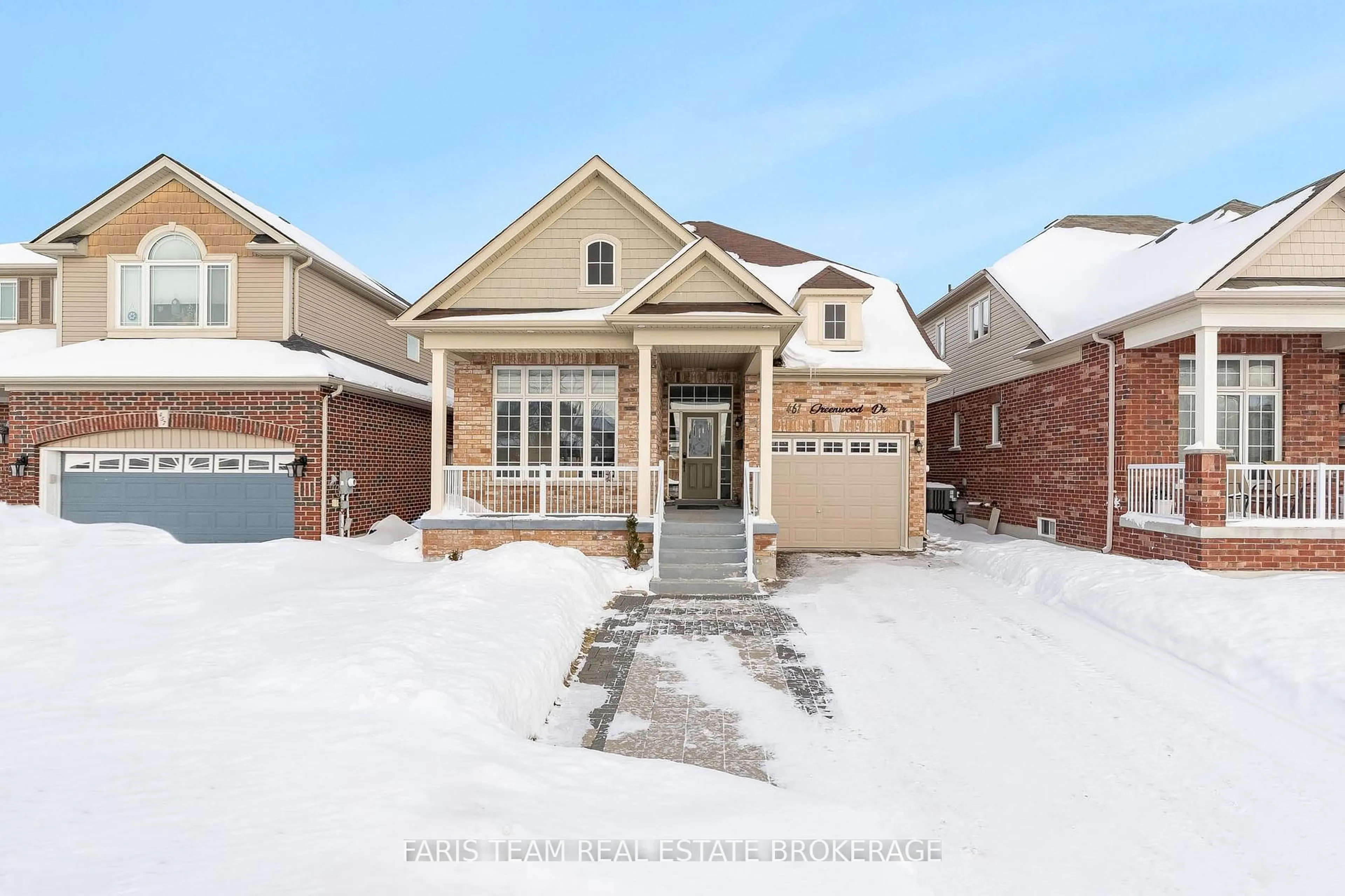 Home with brick exterior material, street for 461 Greenwood Dr, Essa Ontario L3W 0R4