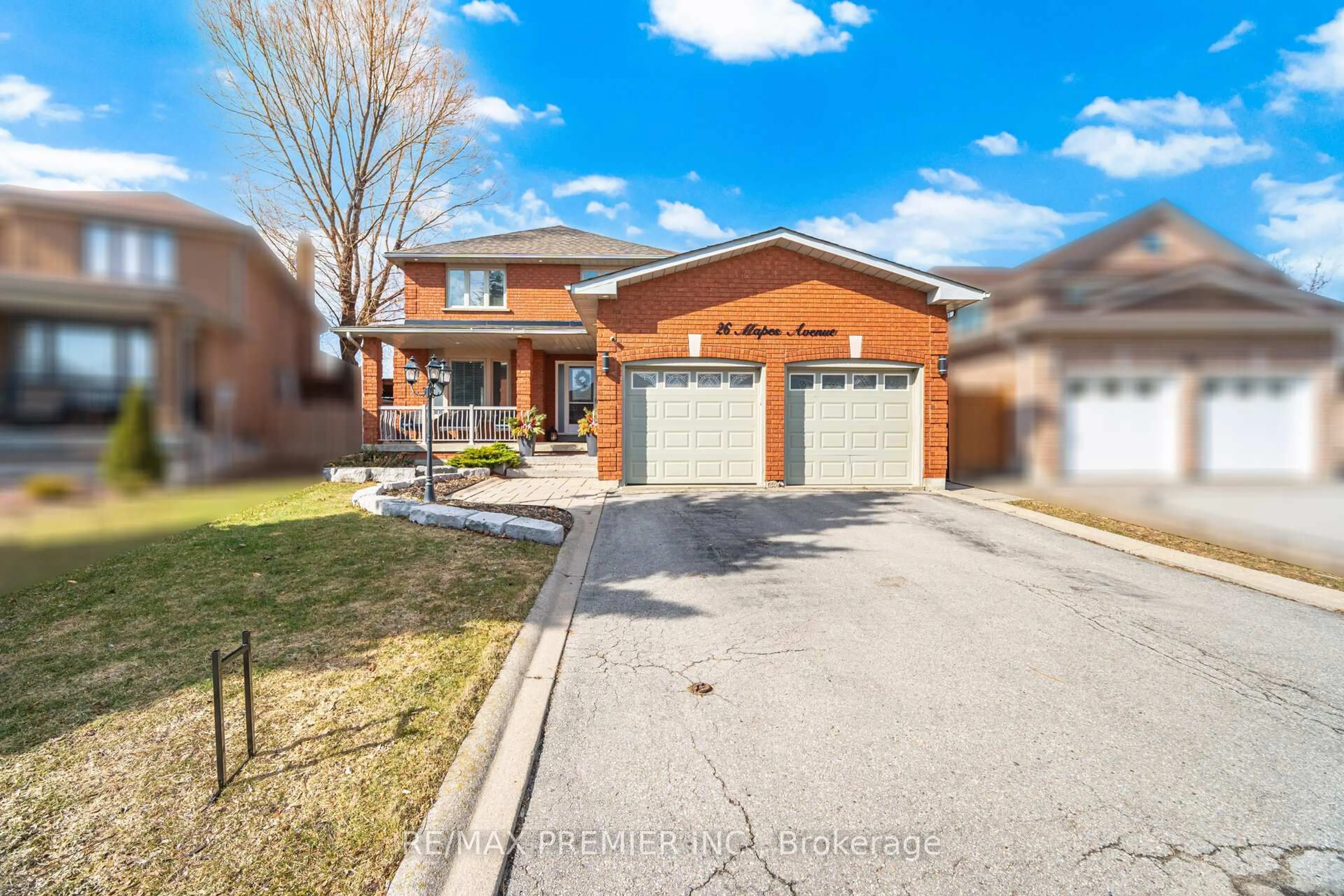 Home with brick exterior material, street for 26 Mapes Ave, Vaughan Ontario L4L 8R4