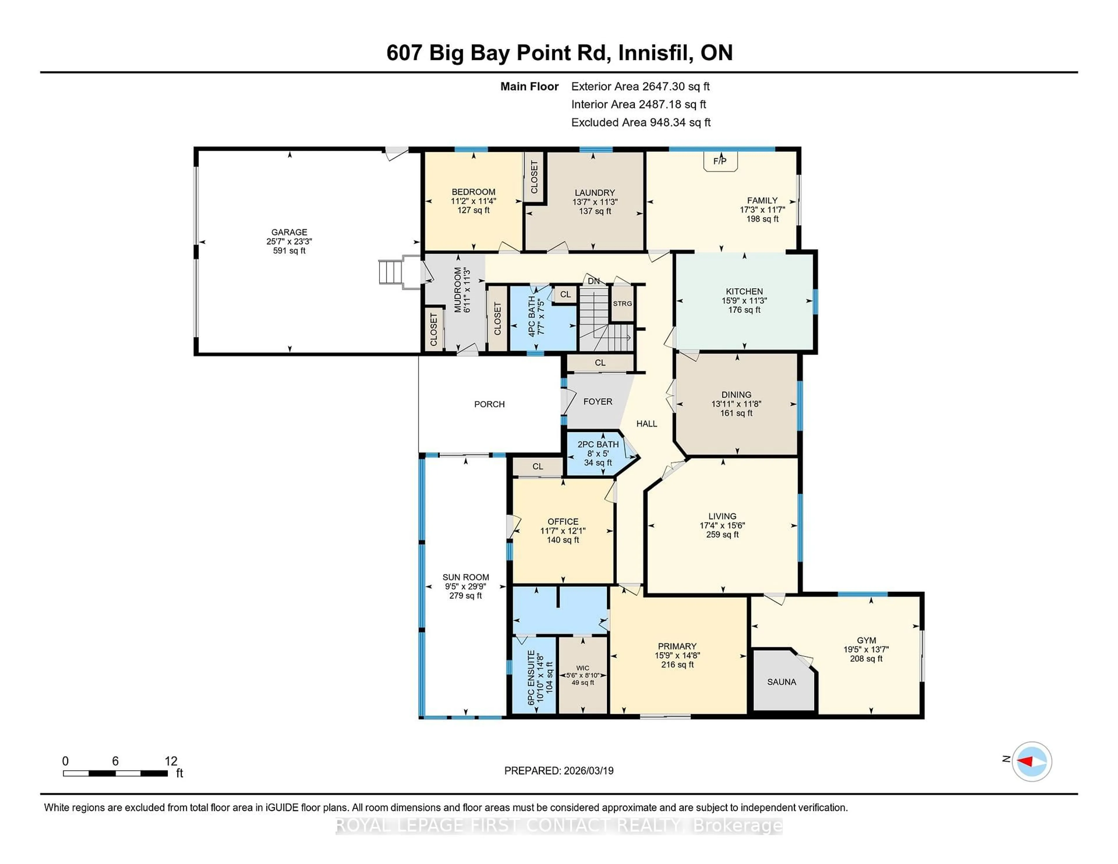 Floor plan for 607 Big Bay Point Rd, Innisfil Ontario L9S 2N4