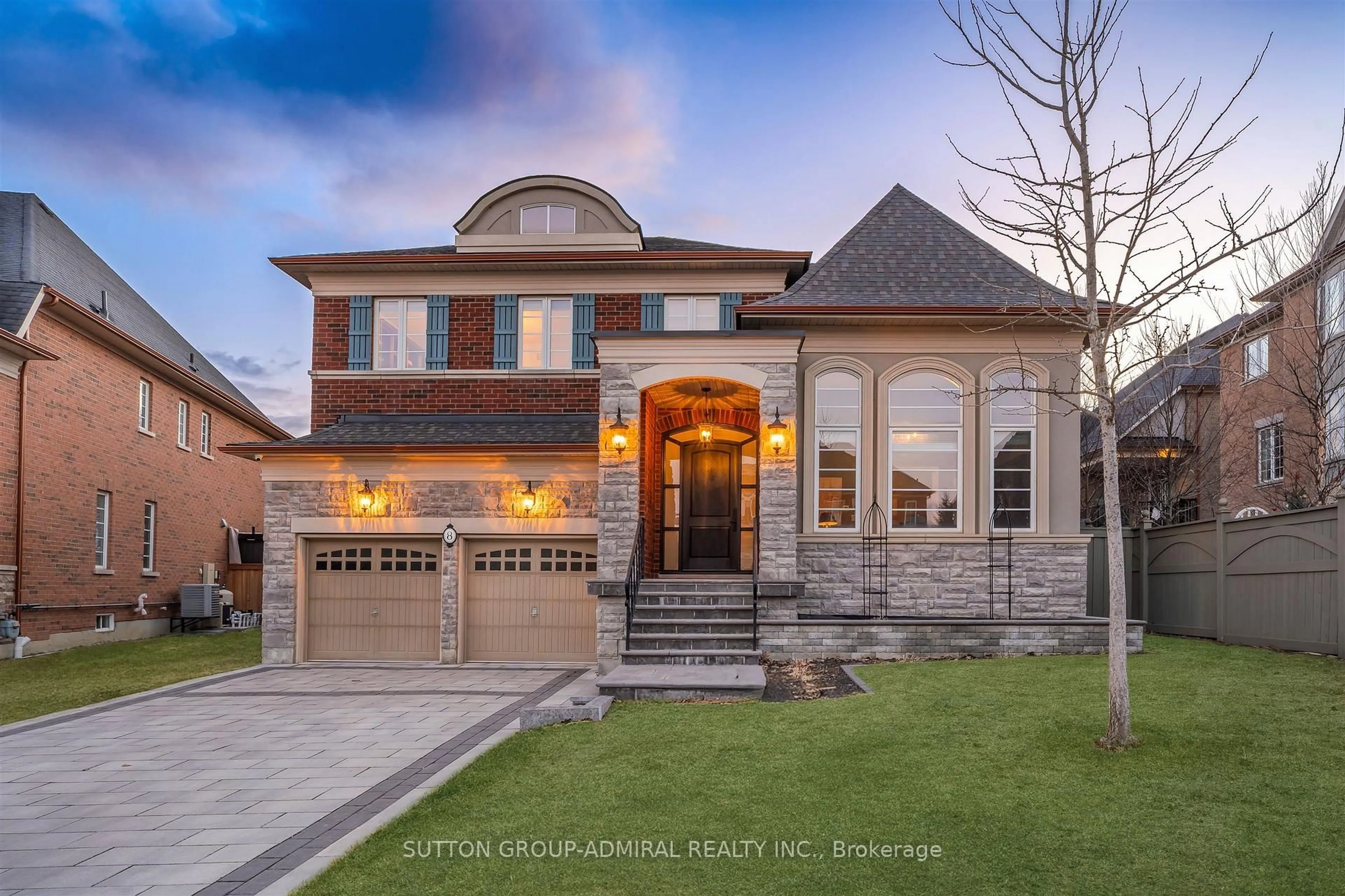 Home with brick exterior material, street for 8 Chapel Gully Tr, King Ontario L7B 0A1