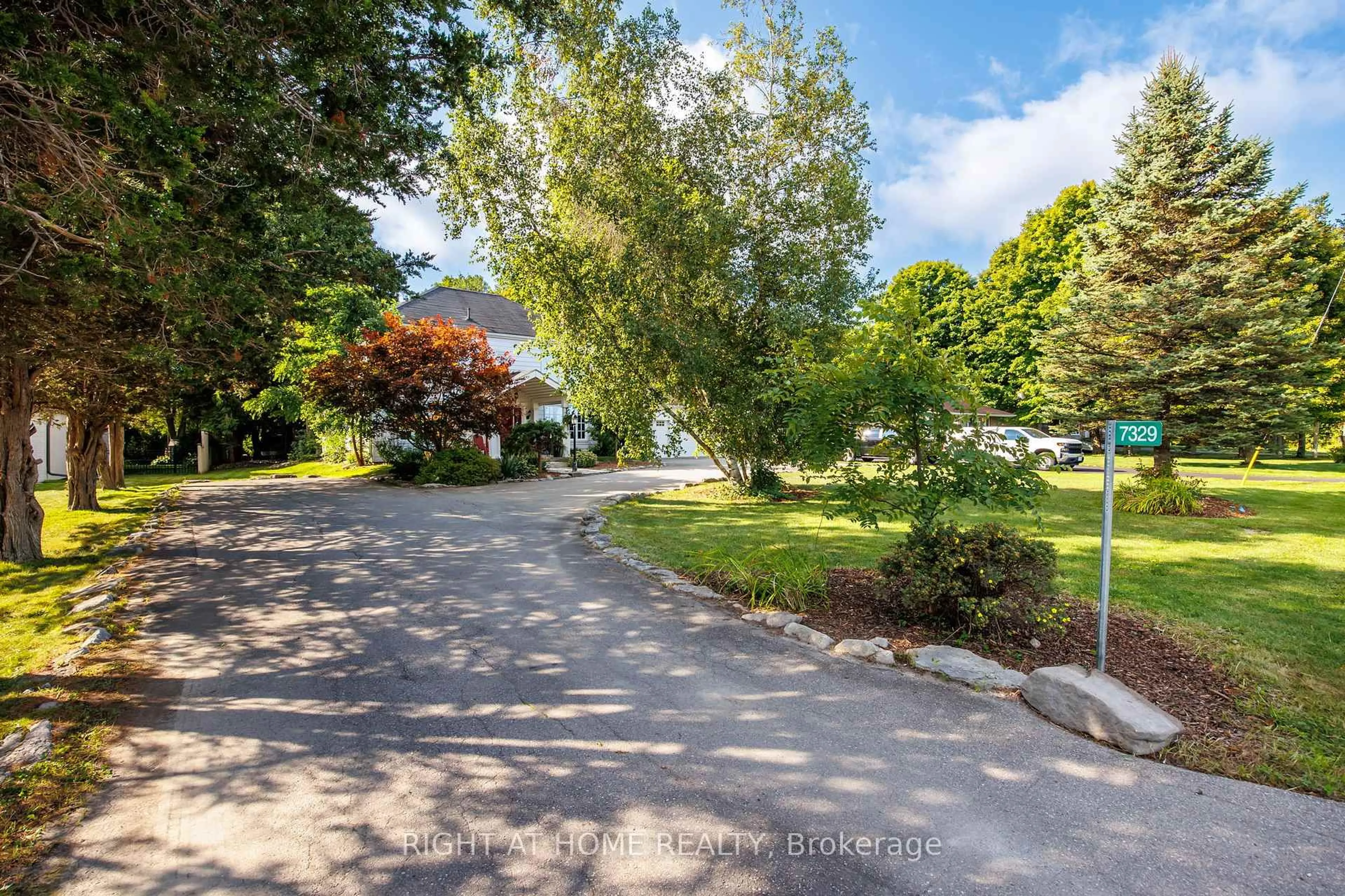 A pic from outside/outdoor area/front of a property/back of a property/a pic from drone, street for 7329 County Rd 14, Adjala-Tosorontio Ontario L0G 1W0