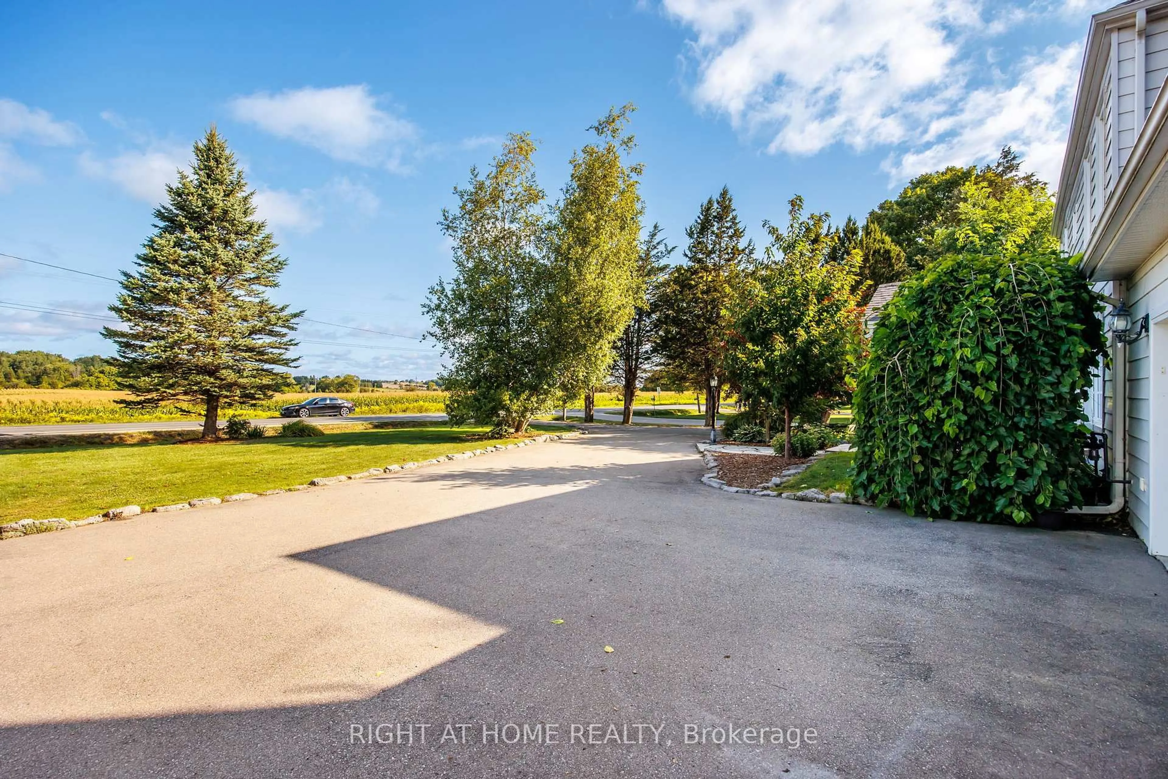 A pic from outside/outdoor area/front of a property/back of a property/a pic from drone, water/lake/river/ocean view for 7329 County Rd 14, Adjala-Tosorontio Ontario L0G 1W0