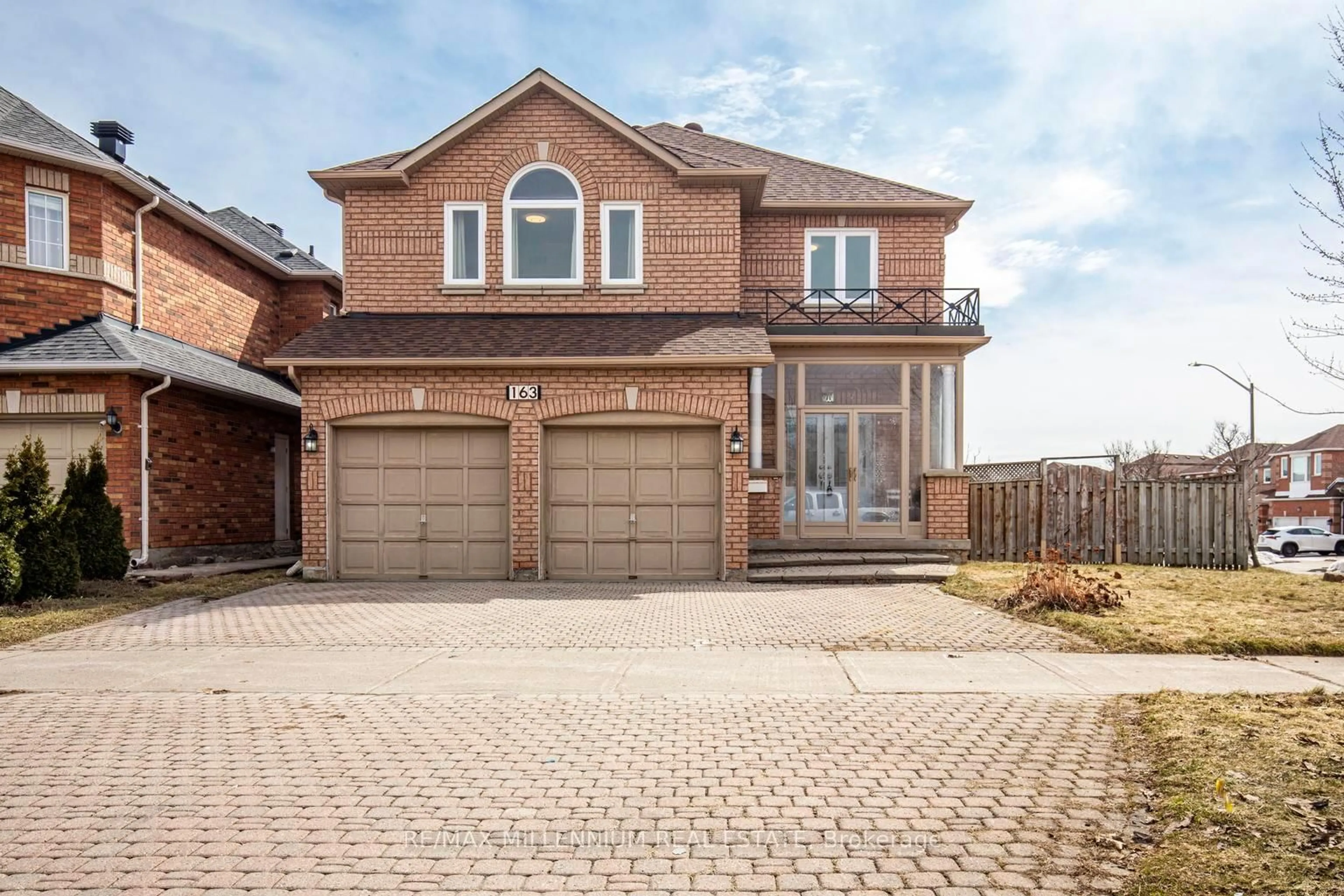 Home with brick exterior material, street for 163 Golden Ave, Markham Ontario L3S 4E5