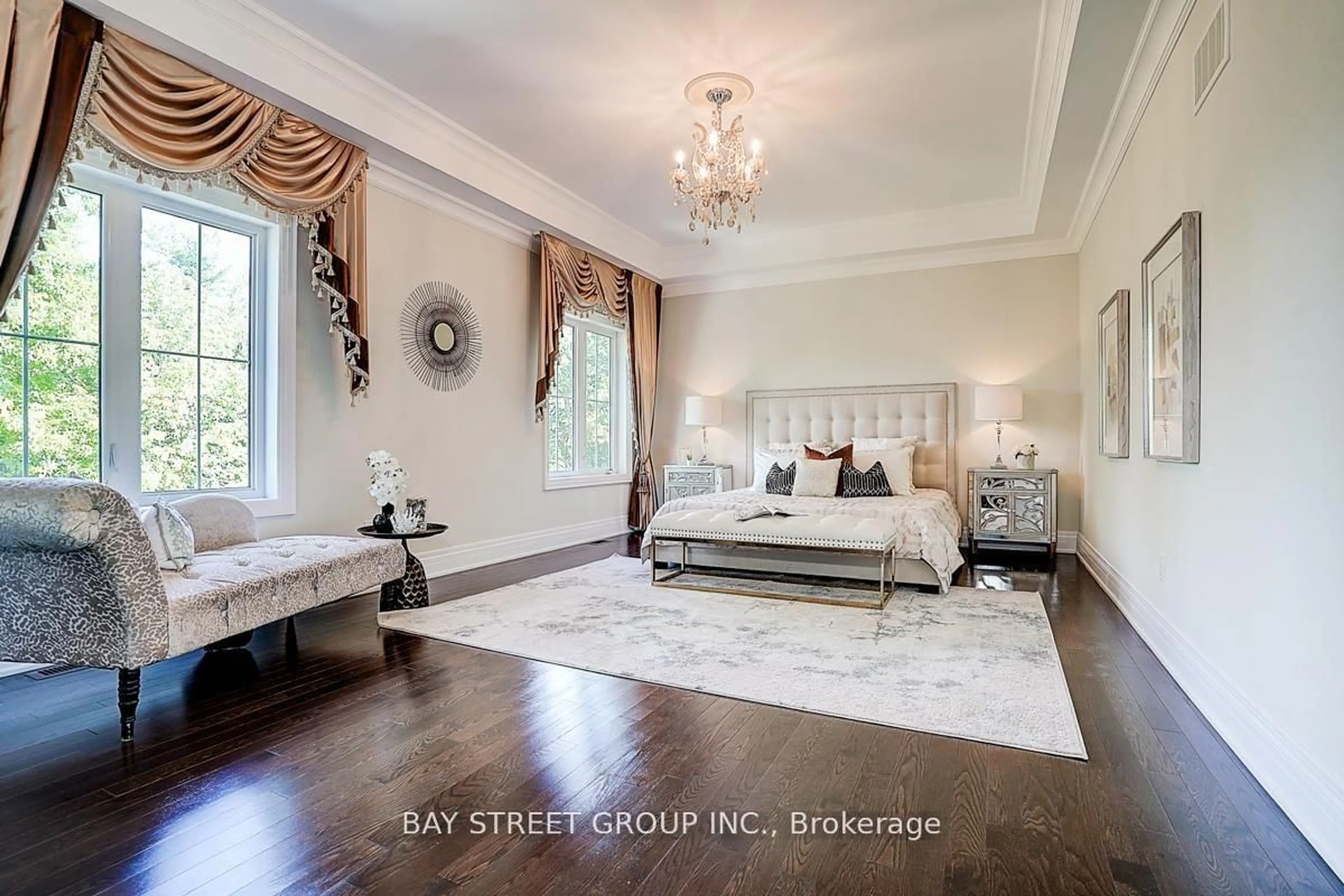 Bedroom with bed, ceramic/tile floor for 80 LADY JESSICA Dr, Vaughan Ontario L6A 4T9