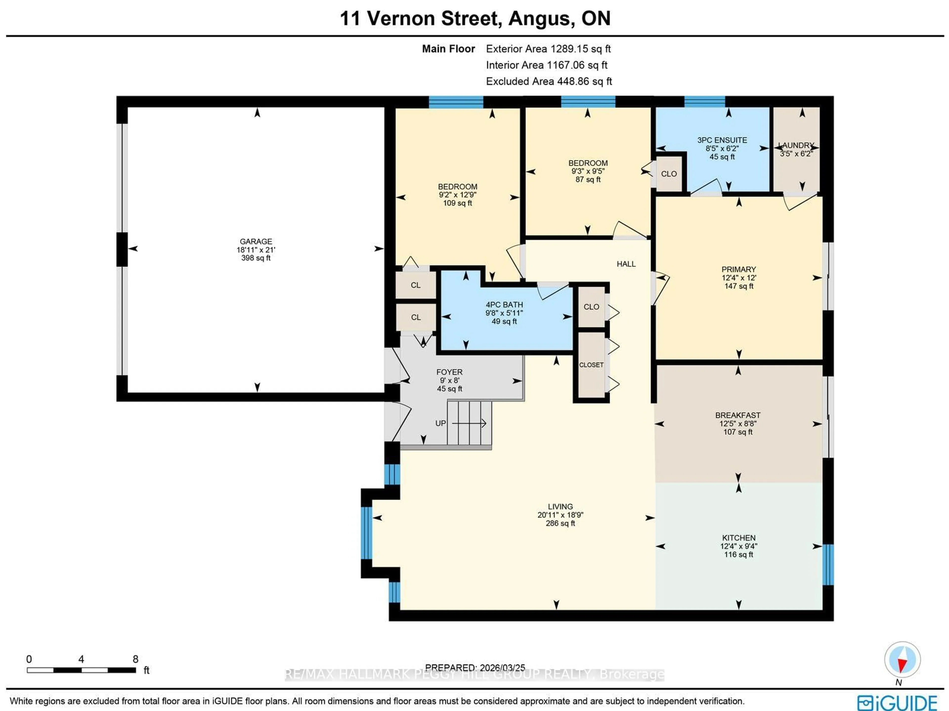 Floor plan for 11 Vernon St, Essa Ontario L3W 0V5