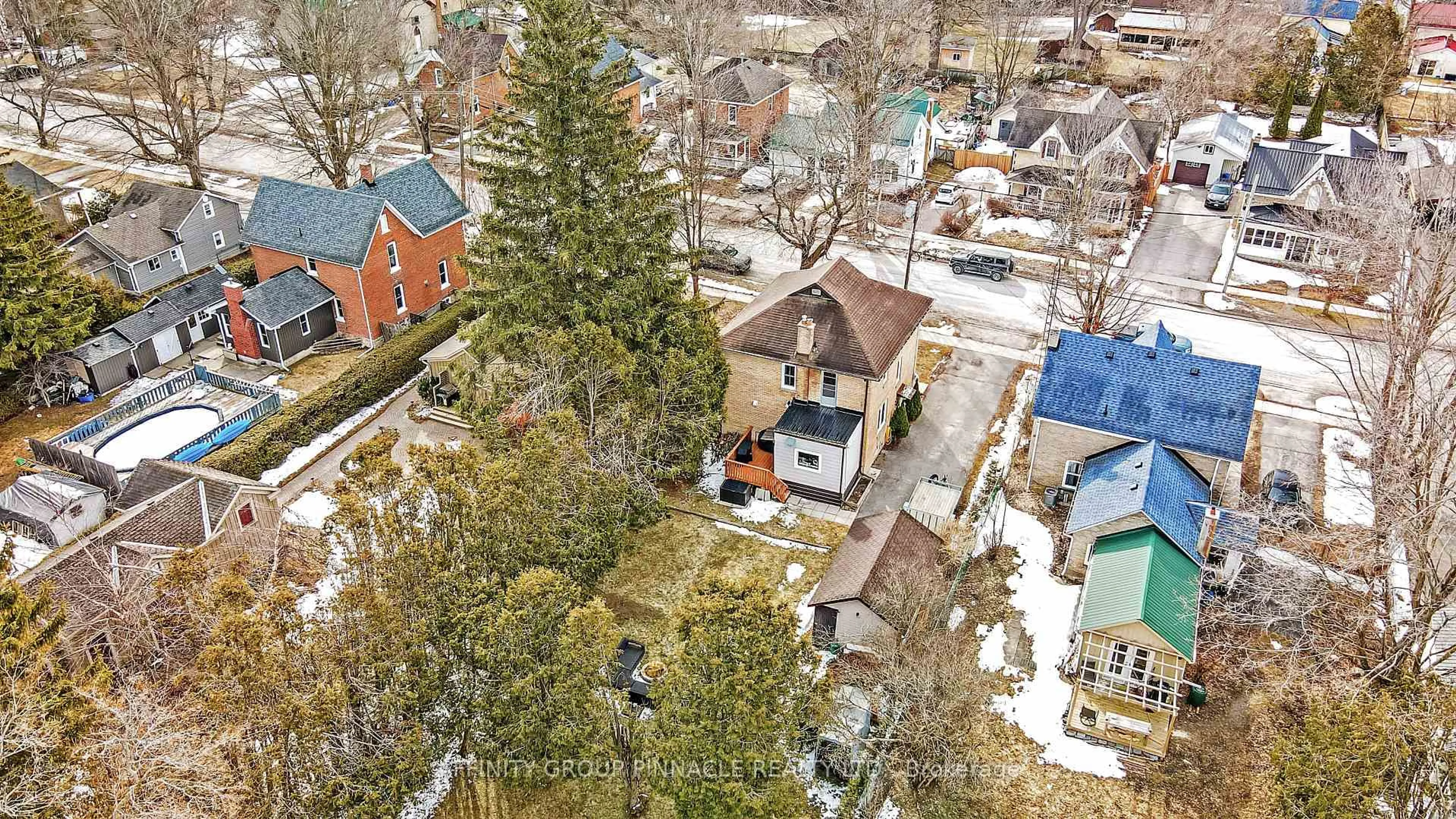 A pic from outside/outdoor area/front of a property/back of a property/a pic from drone, street for 384 Main St, Brock Ontario L0K 1A0