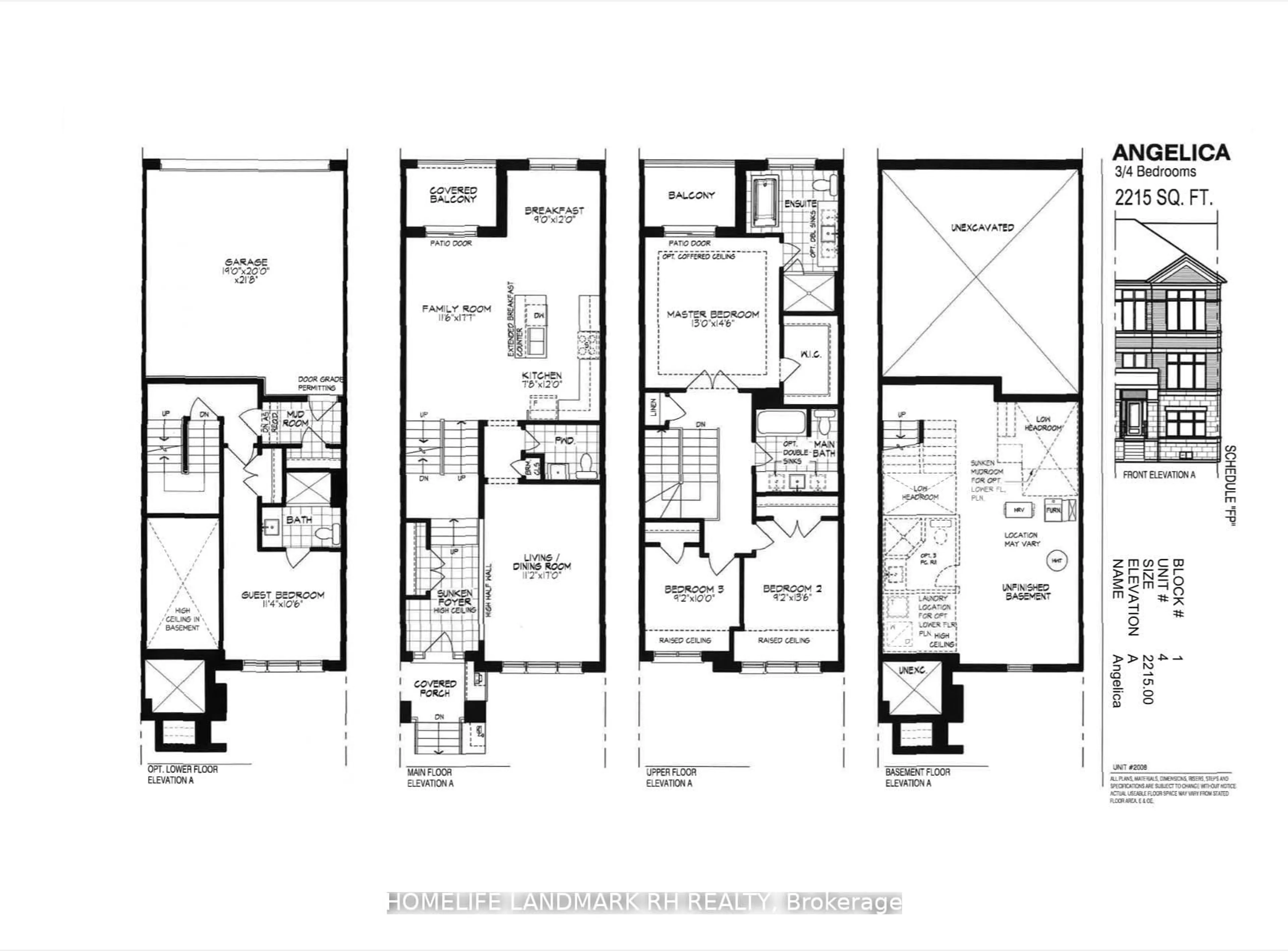 Floor plan for 10 RUSSEL WICE Ave, Richmond Hill Ontario L4S 0N7