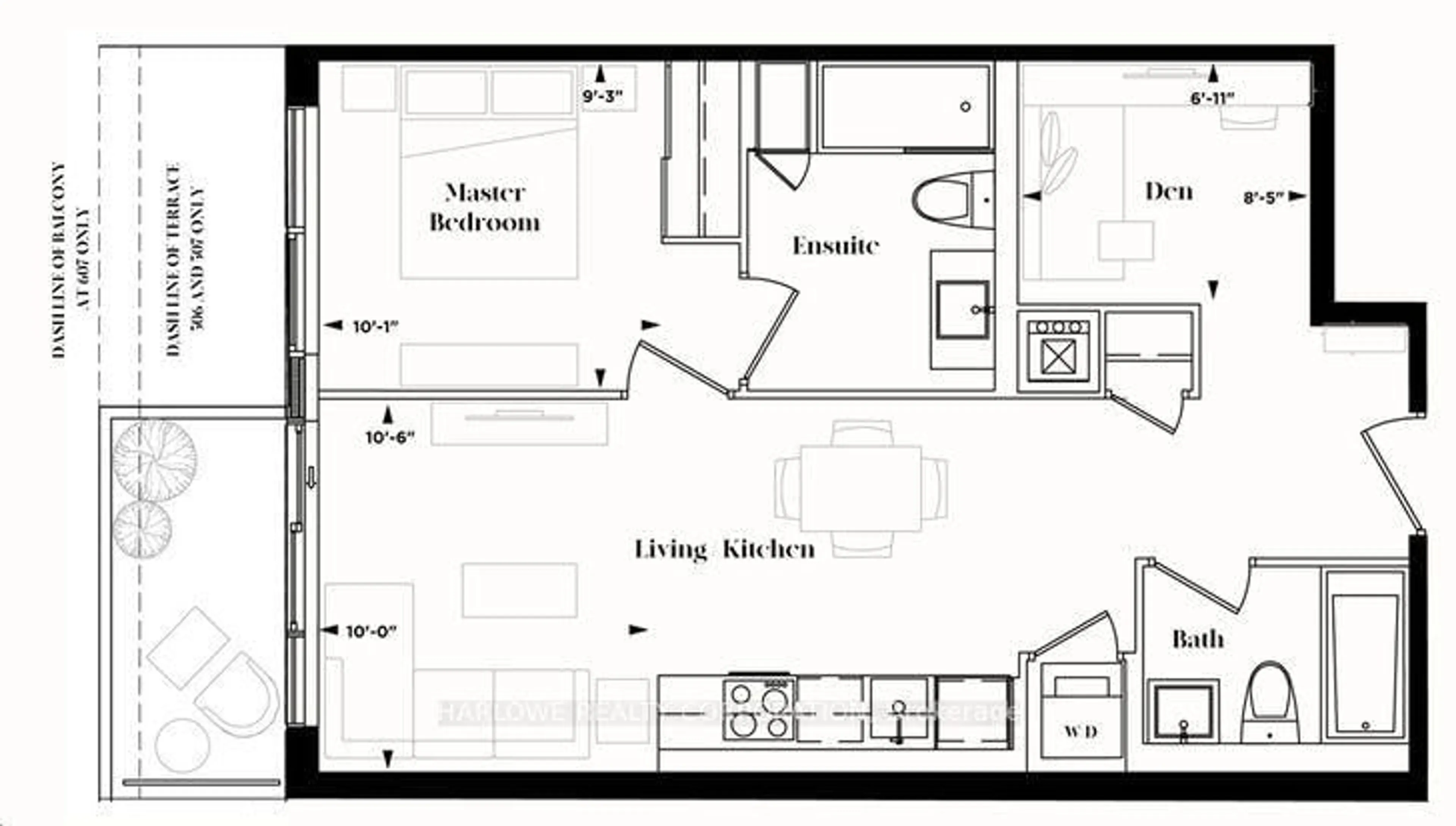 Floor plan for 185 Deerfield Rd #1006, Newmarket Ontario L3Y 0G7