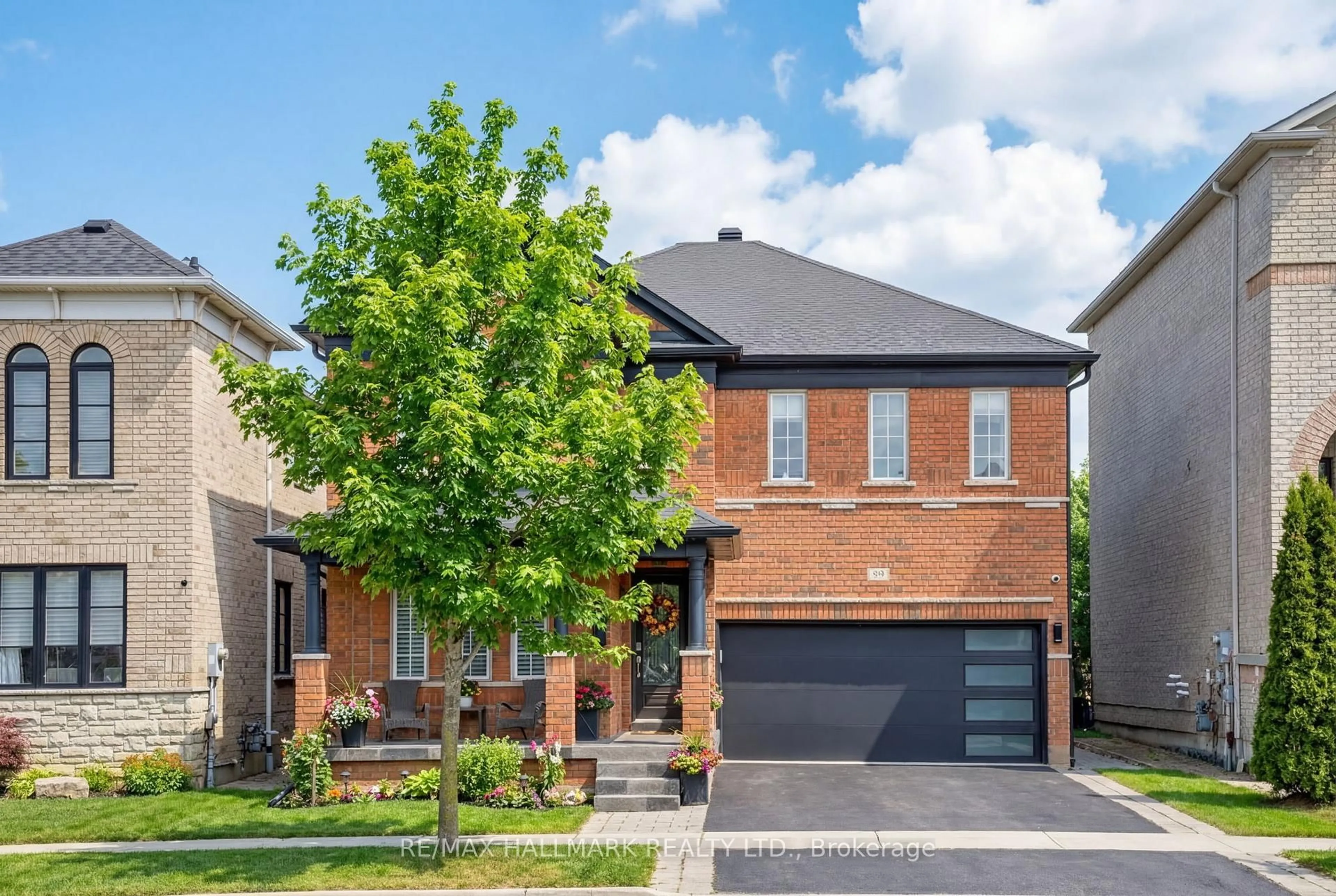 Home with brick exterior material, street for 215 Vellore Woods Blvd, Vaughan Ontario L4H 1Y5