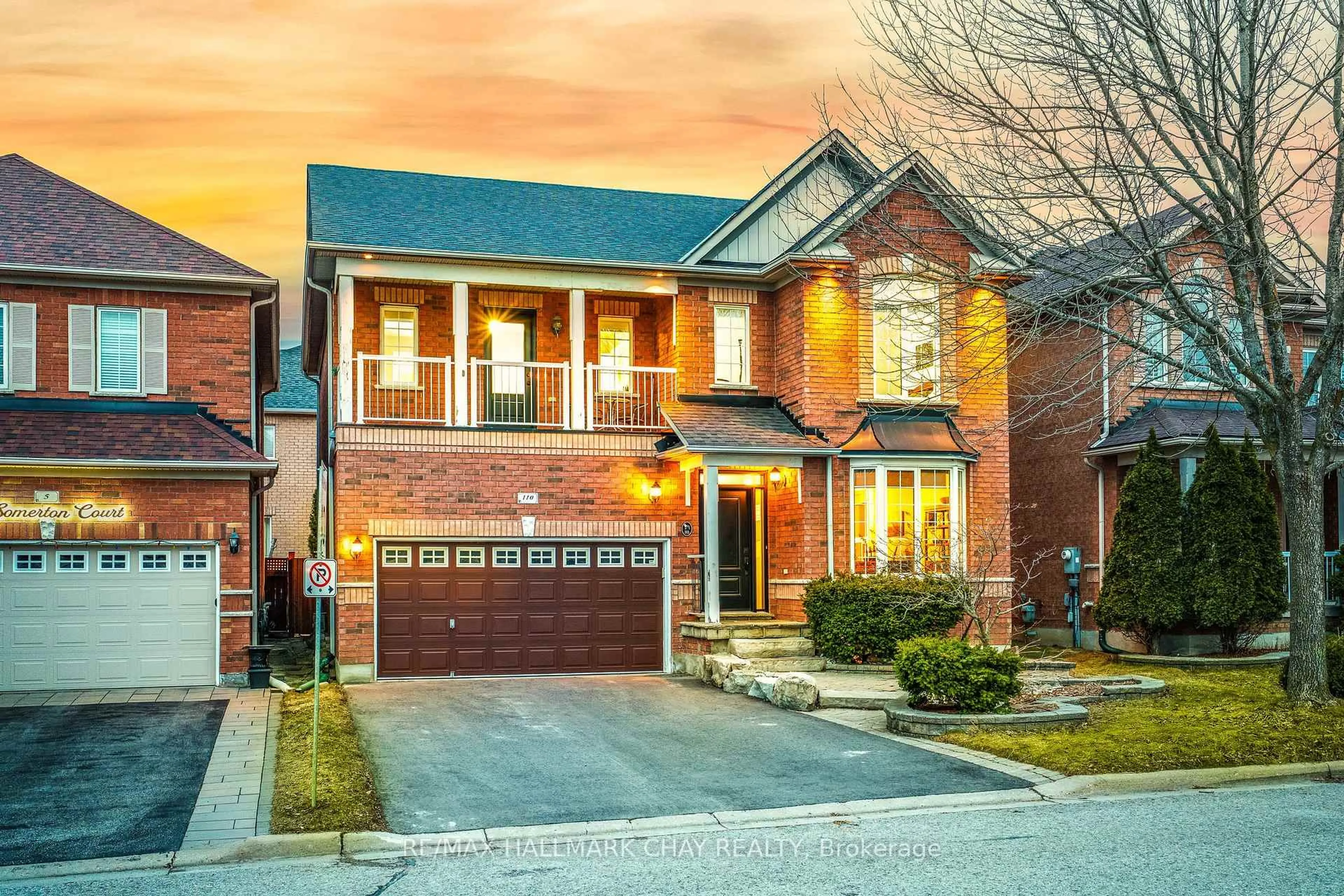 Home with brick exterior material, street for 110 Birkshire Dr, Aurora Ontario L4G 7R6