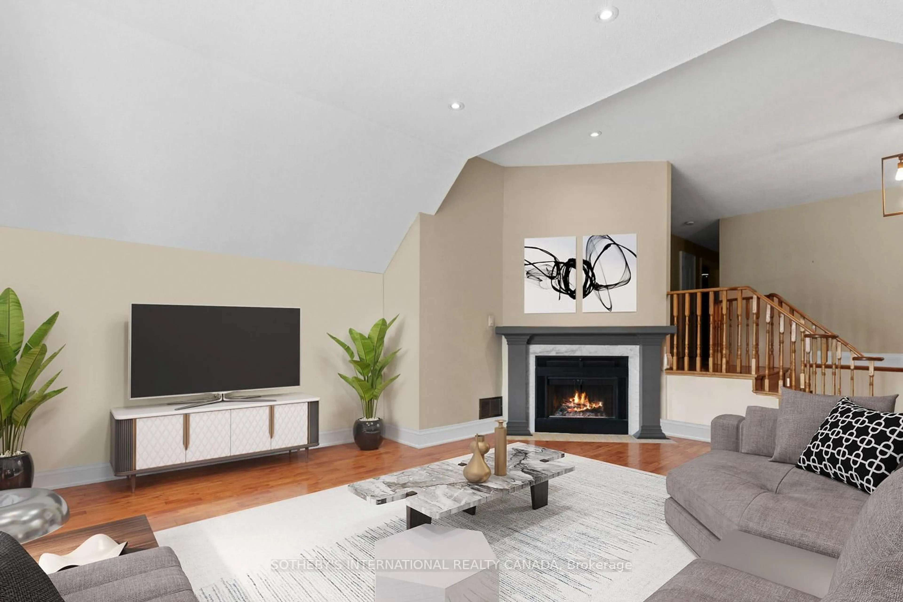 Living room with furniture, unknown for 388 Brownridge Dr, Vaughan Ontario L4J 5Y2