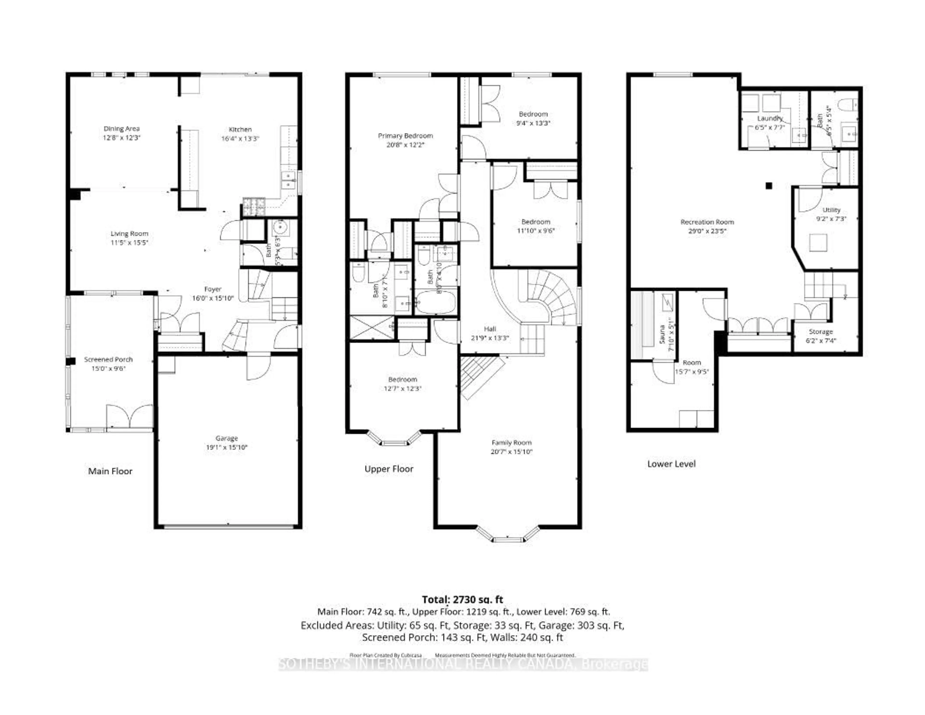 Floor plan for 388 Brownridge Dr, Vaughan Ontario L4J 5Y2