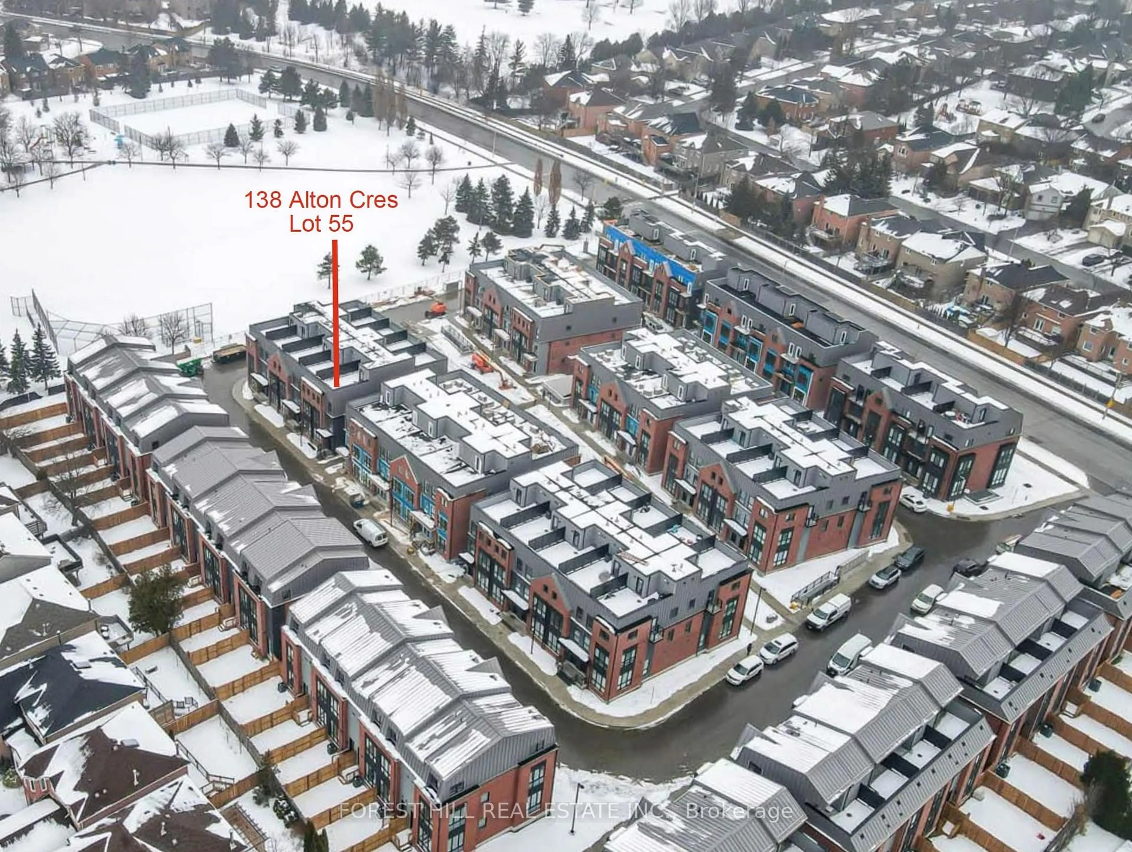 A pic from outside/outdoor area/front of a property/back of a property/a pic from drone, street for 138 Alton Cres, Vaughan Ontario L4J 0M1