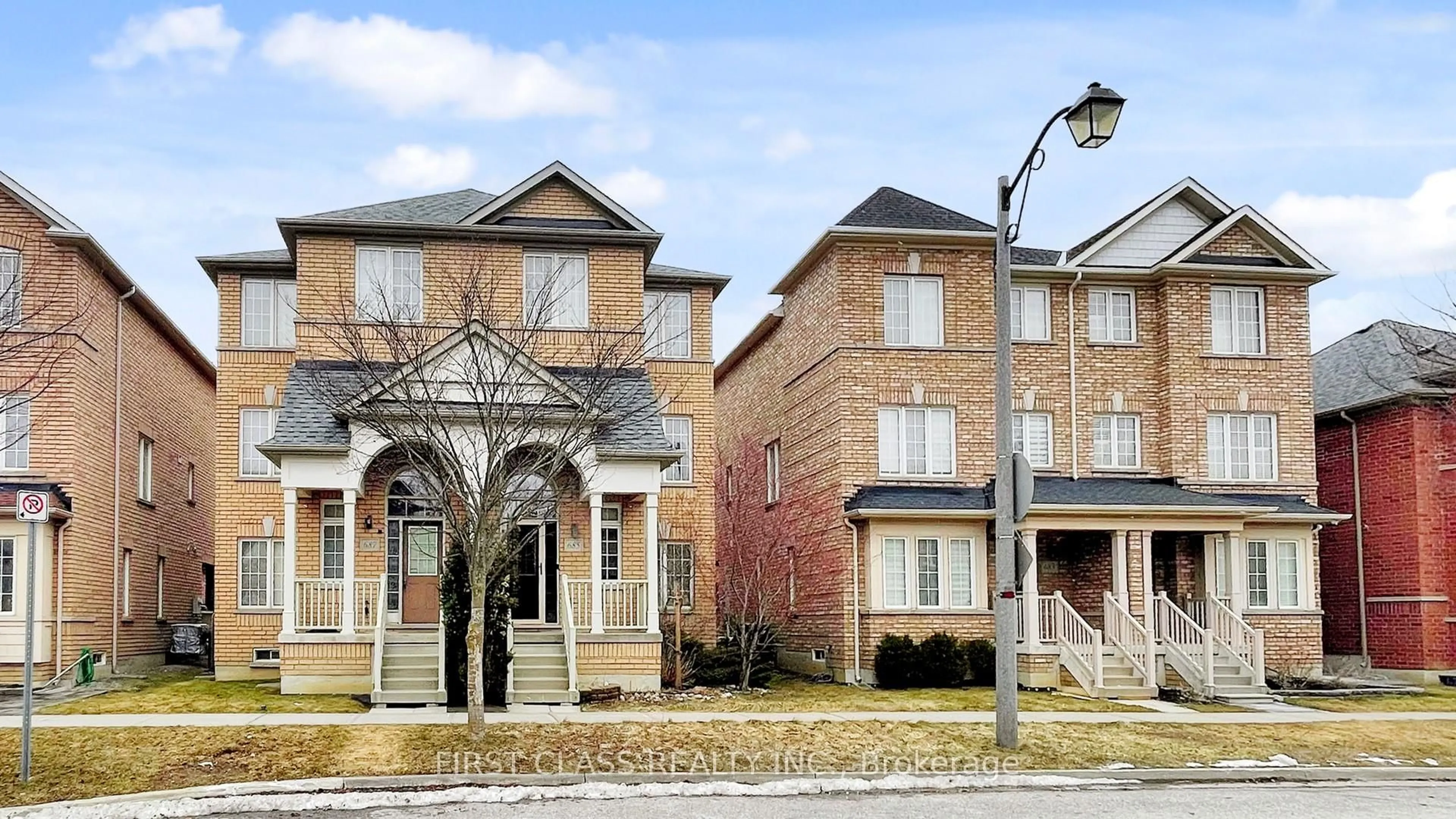 Home with brick exterior material, street for 685 Cornell Rouge Blvd, Markham Ontario L0H 1J0