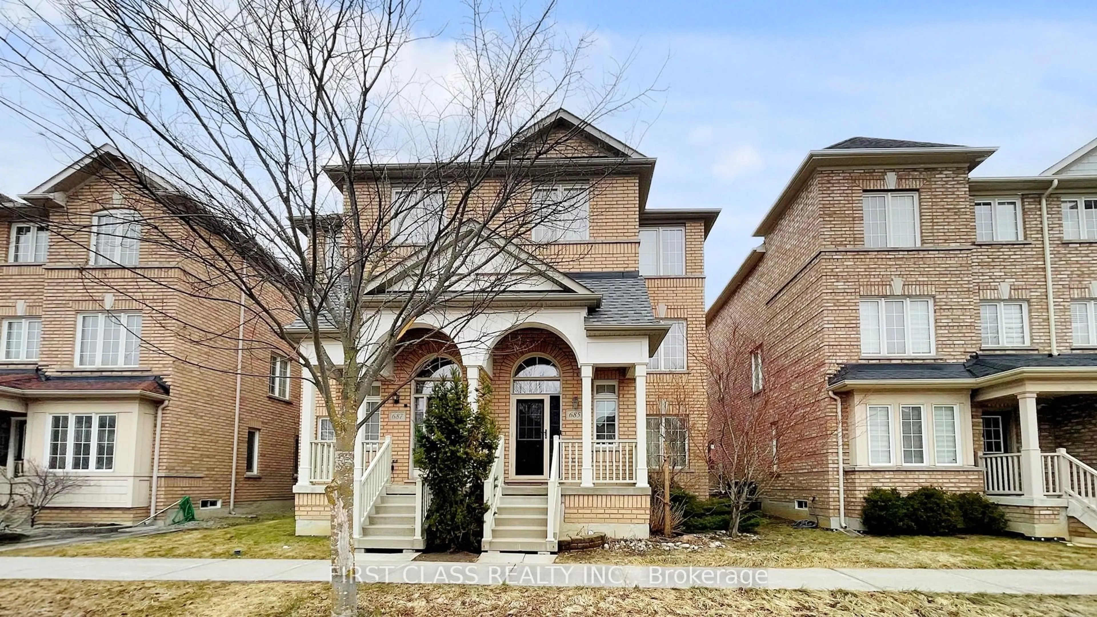 Home with brick exterior material, street for 685 Cornell Rouge Blvd, Markham Ontario L0H 1J0
