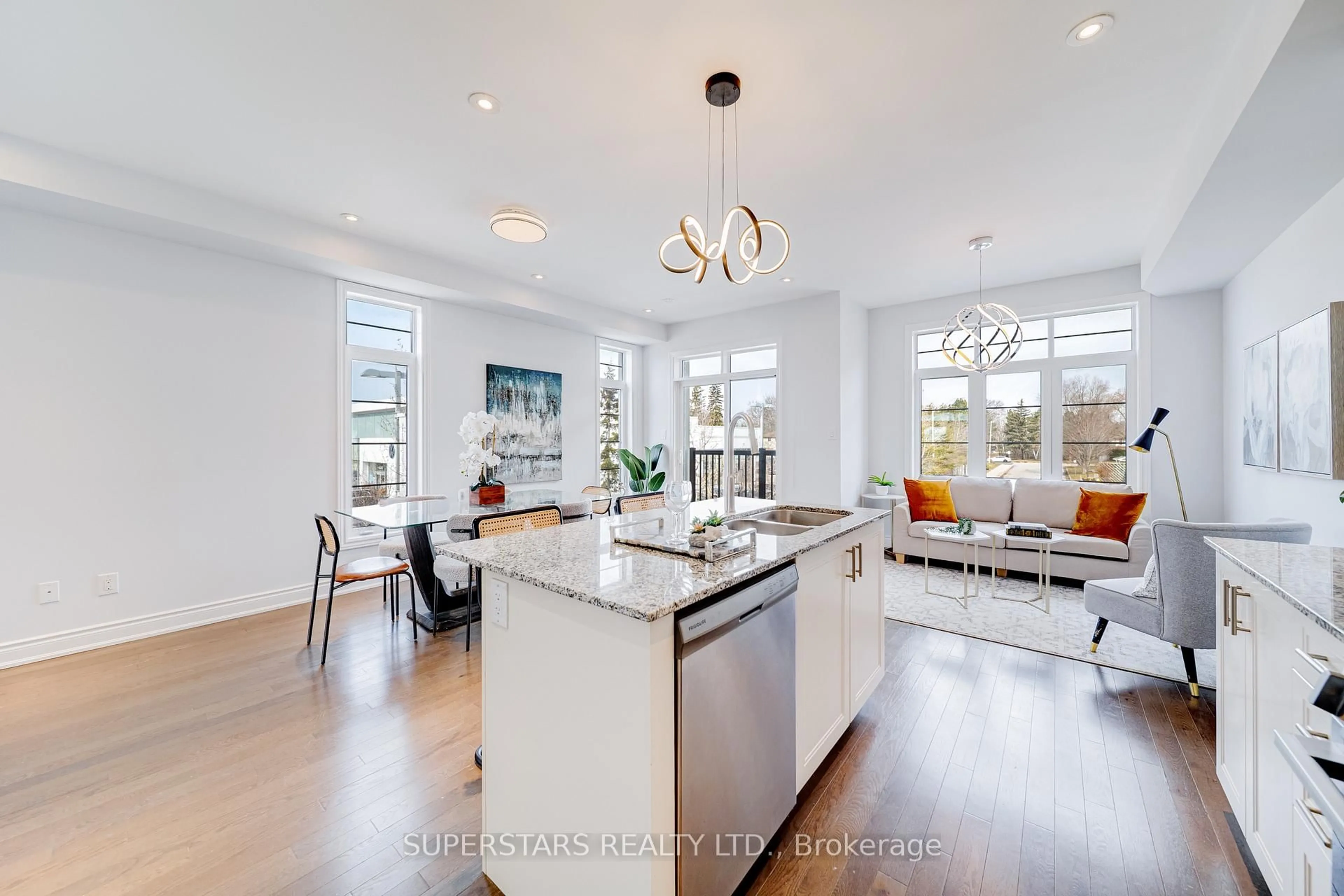 Open concept kitchen, unknown for 4116 Highway 7, Markham Ontario L3R 0W9