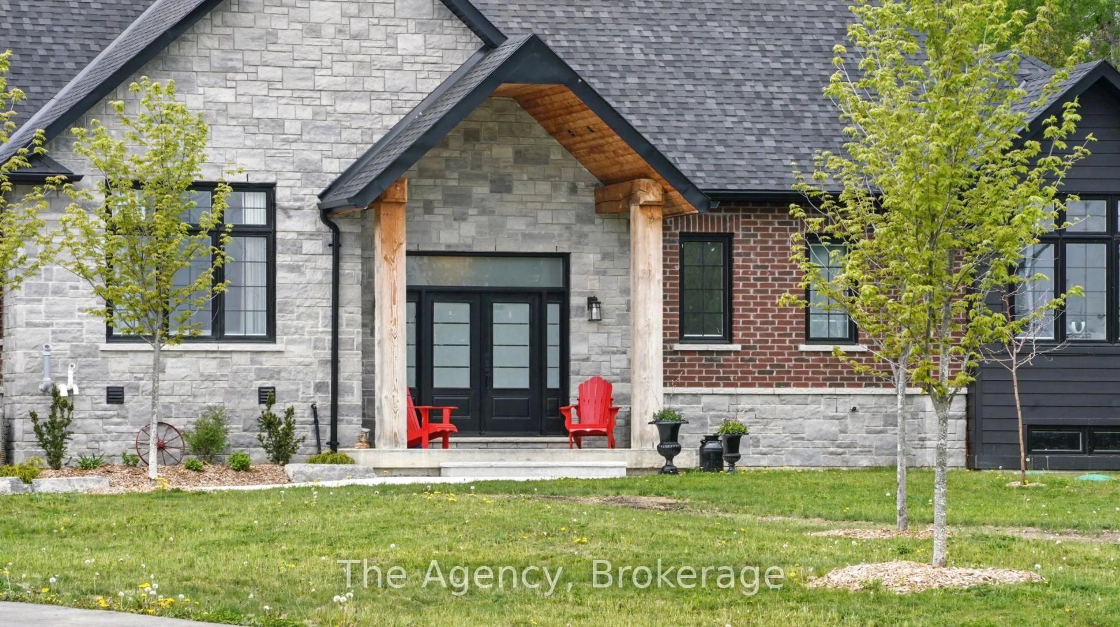 Home with brick exterior material, street for 6598 County 10 Rd, Essa Ontario L9R 1V2