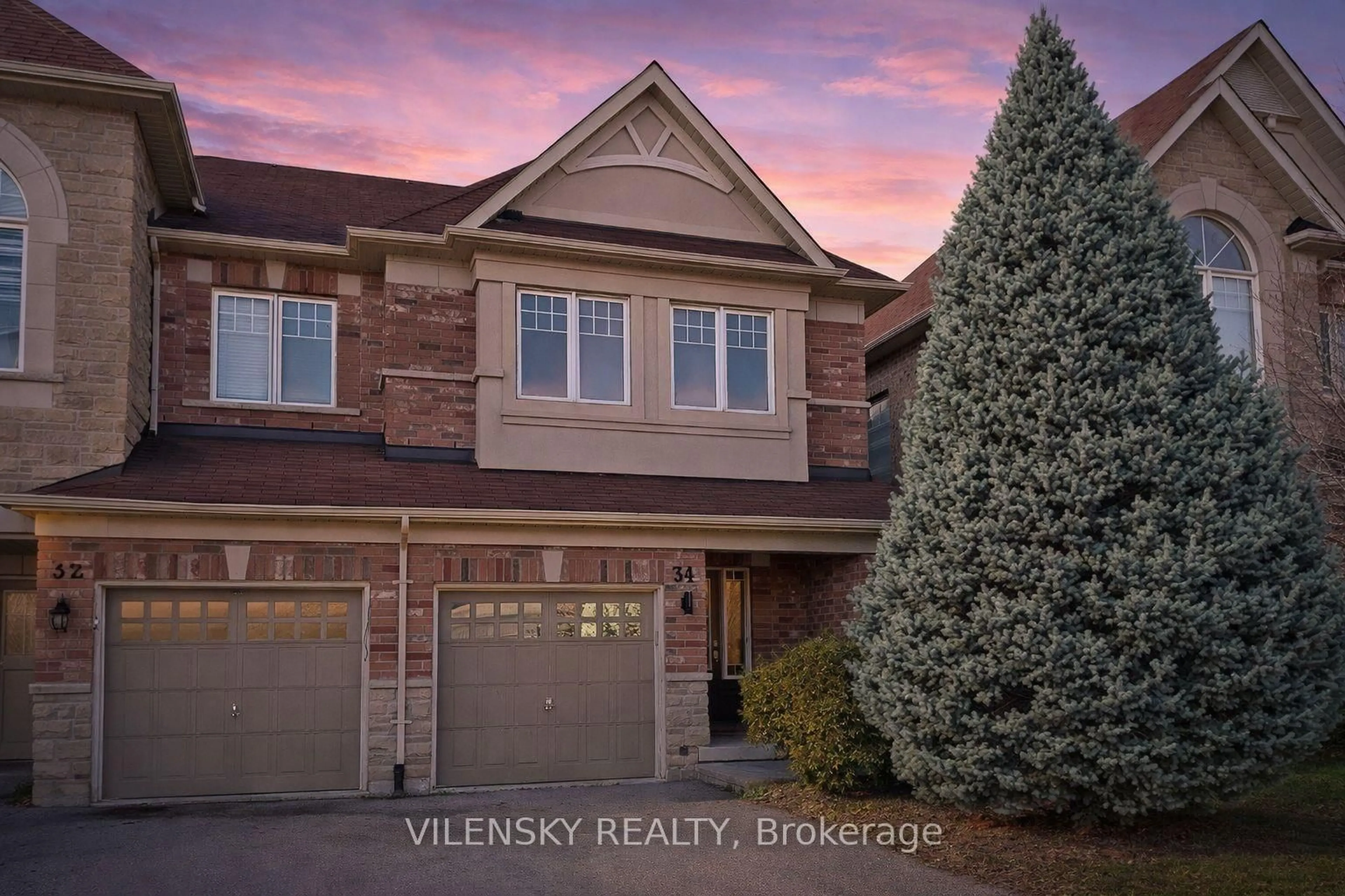 Home with brick exterior material, street for 34 Elihof Dr, Vaughan Ontario L6A 4N4