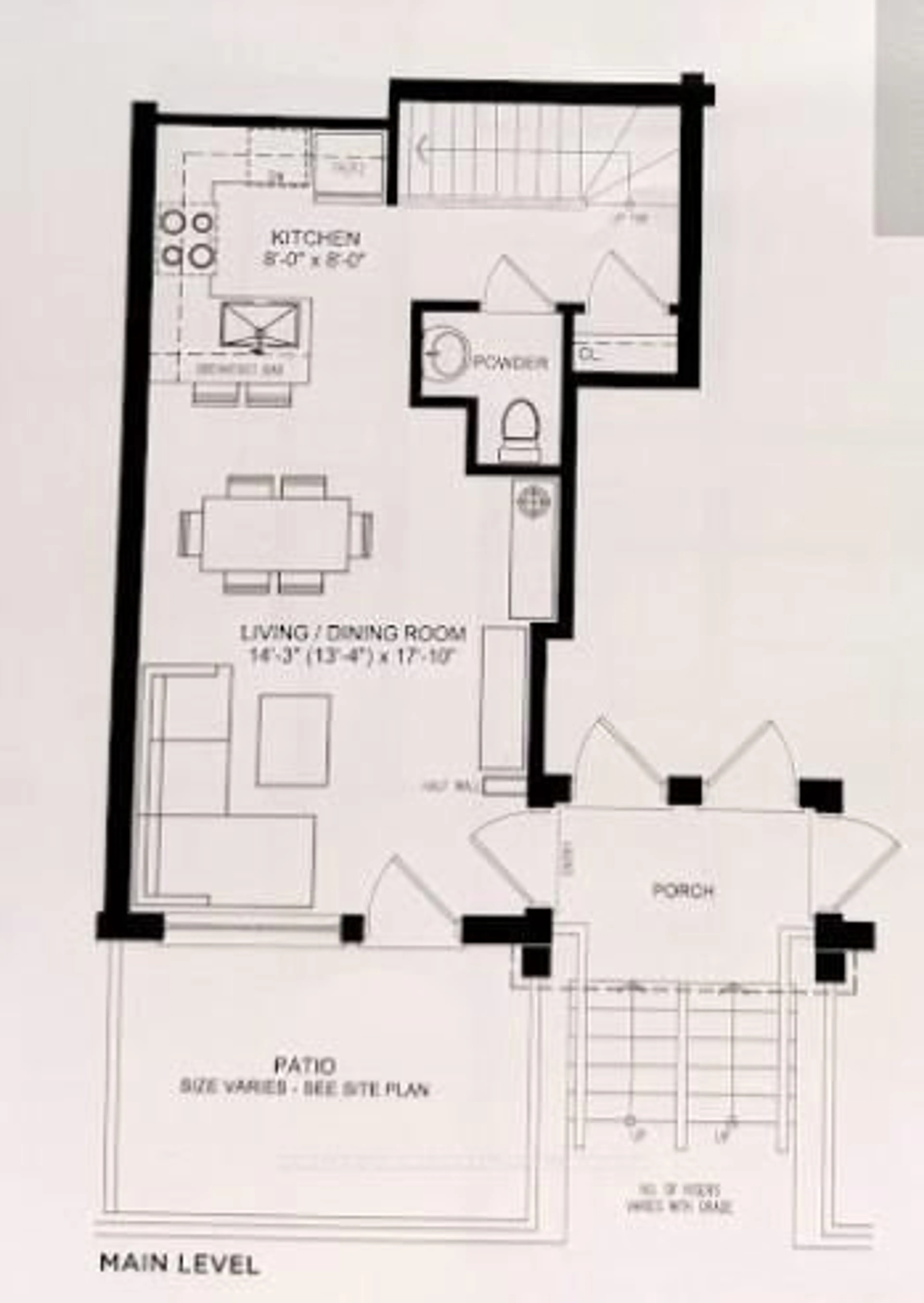Floor plan for 400 Alex Gardner Circ #83, Aurora Ontario L4G 3G5