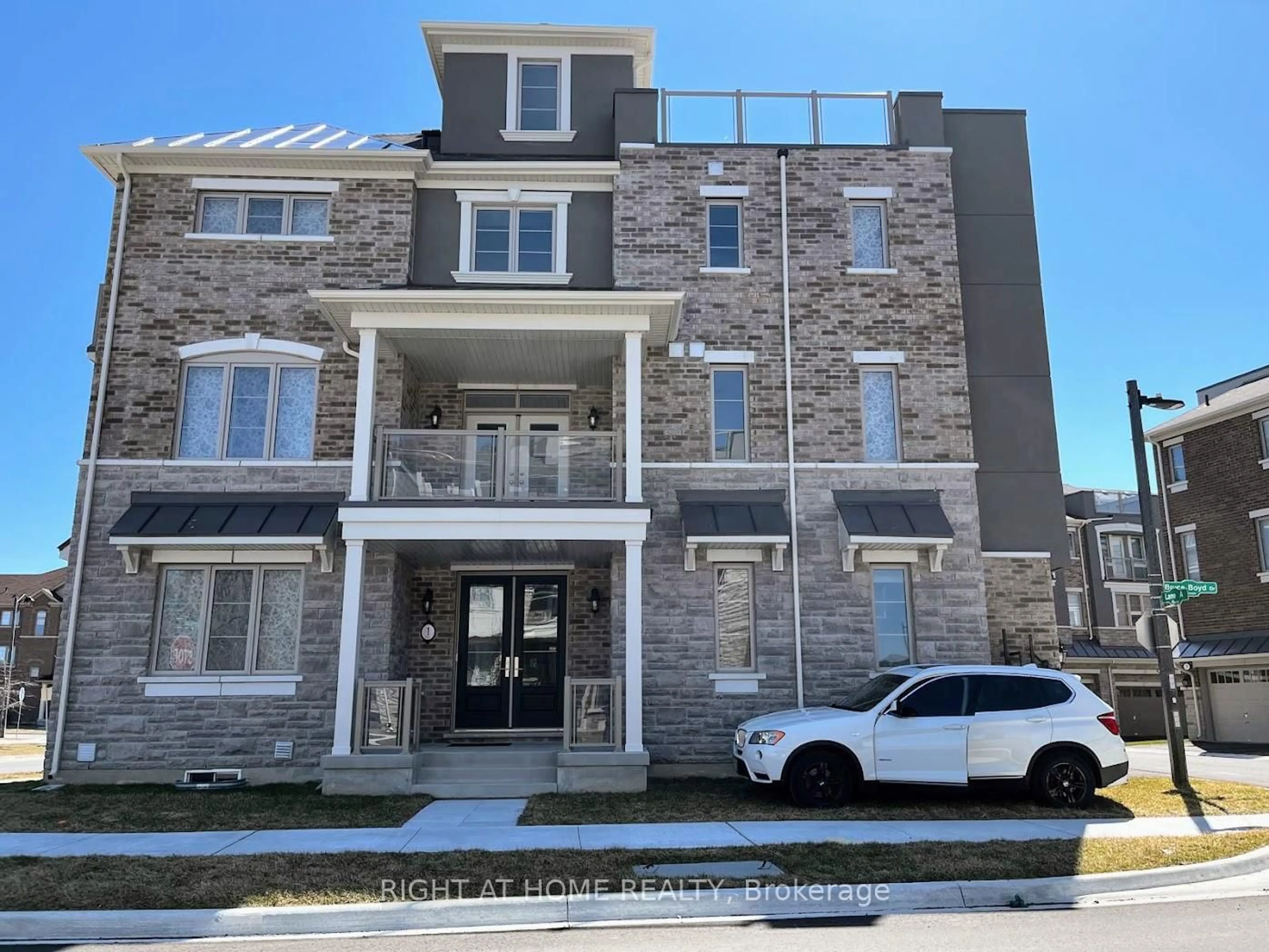 Home with brick exterior material, unknown for 1 Bruce Boyd Dr, Markham Ontario L6B 1R3