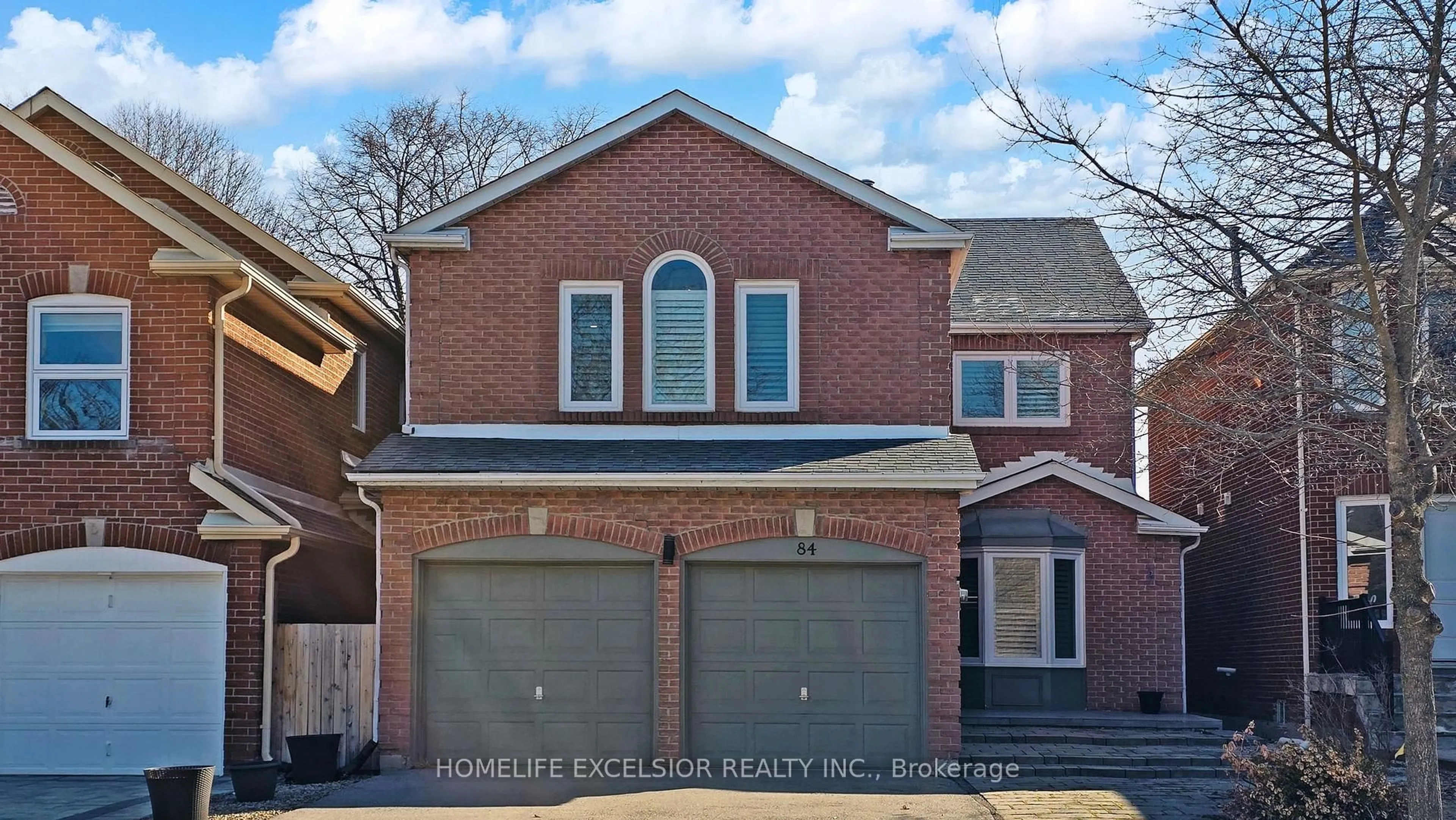 Home with brick exterior material, street for 84 Jessica Gdns, Vaughan Ontario L4J 3G2