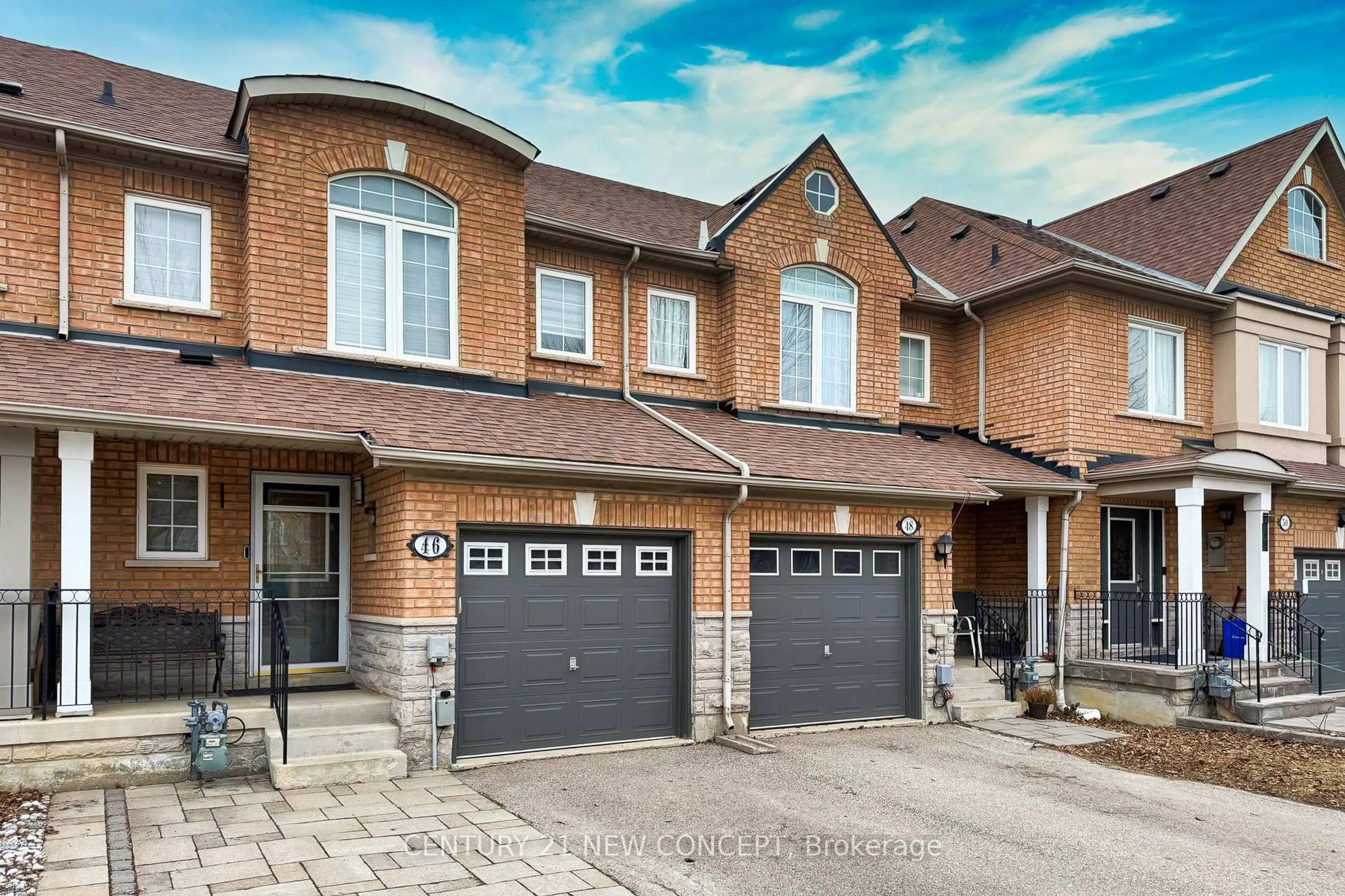 Home with brick exterior material, street for 46 Maple Sugar Lane, Vaughan Ontario L4J 8S5