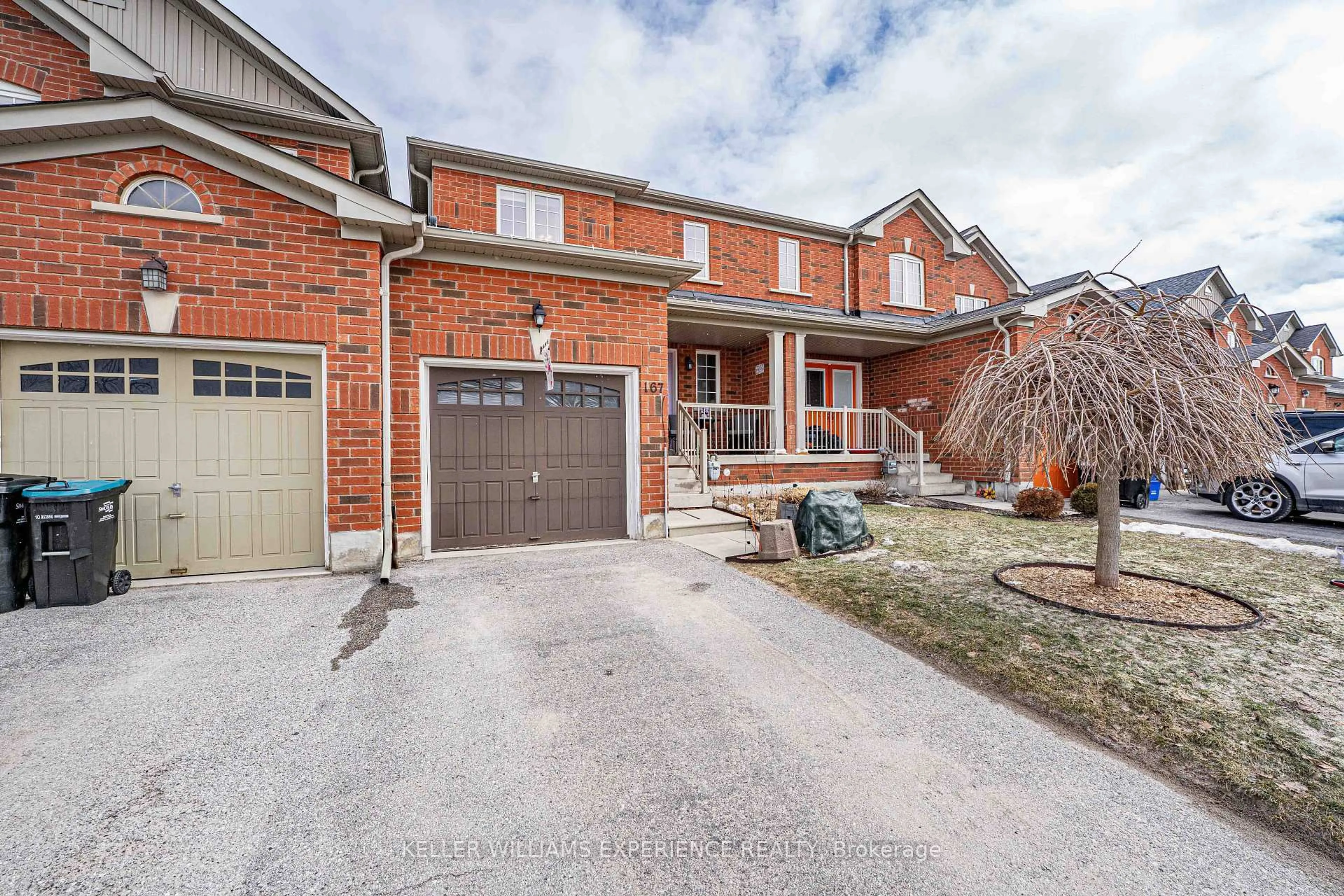 Home with brick exterior material, street for 167 Greenwood Dr, Essa Ontario L3W 0E4