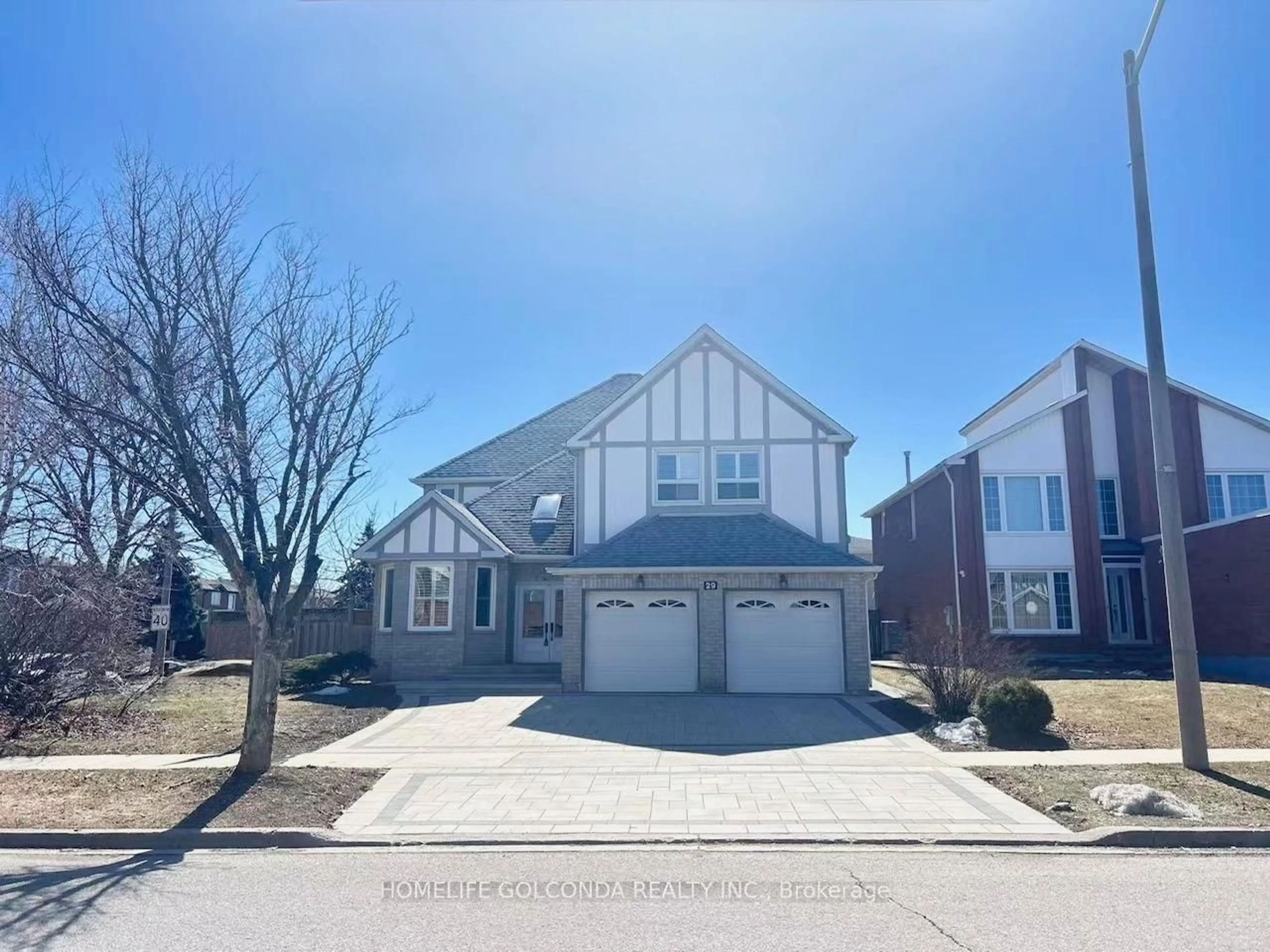 Home with vinyl exterior material, street for 29 Randall Ave, Markham Ontario L3S 1J8