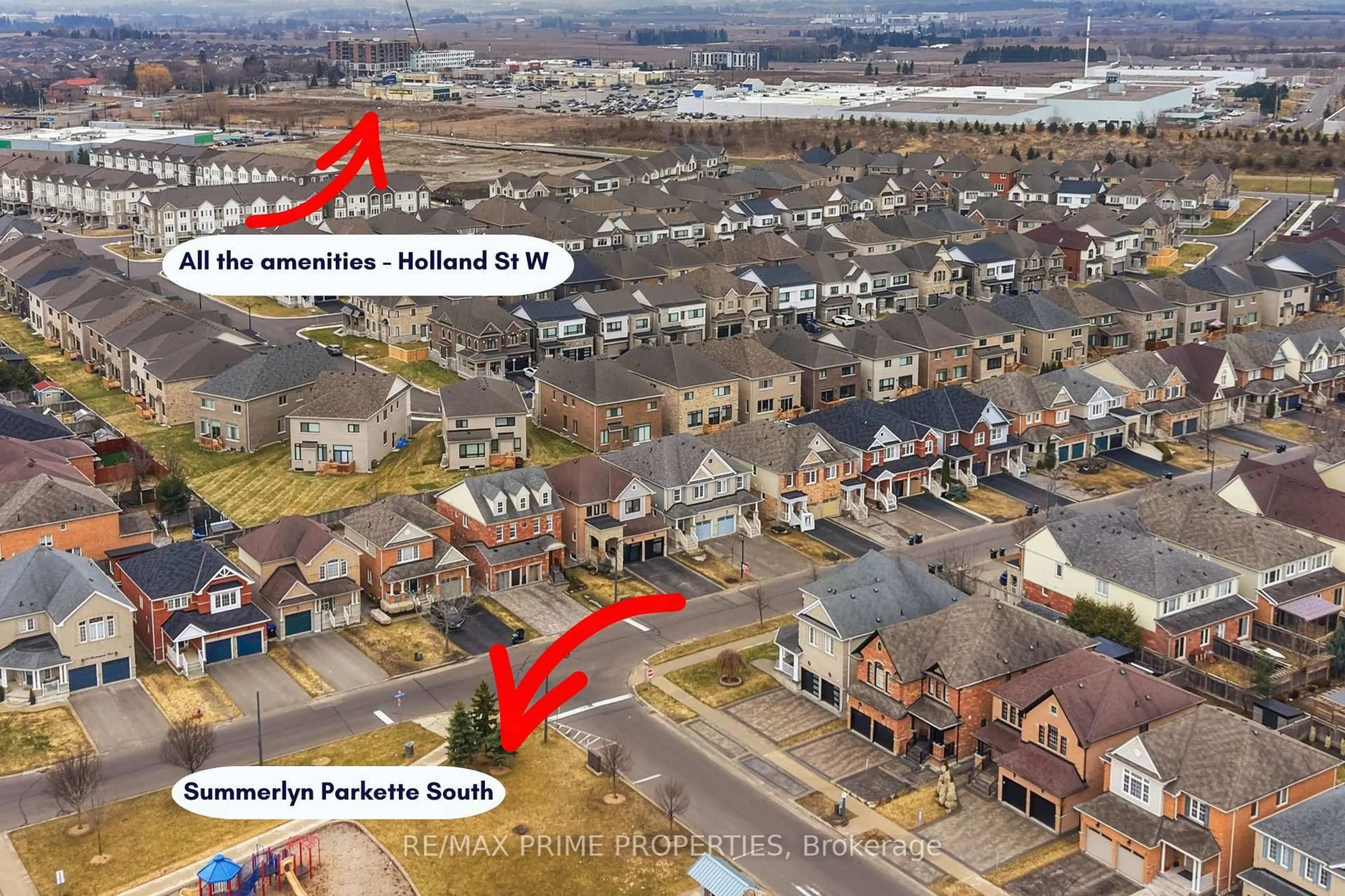 A pic from outside/outdoor area/front of a property/back of a property/a pic from drone, city buildings view from balcony for 157 Meadowhawk Tr, Bradford West Gwillimbury Ontario L3Z 0E3