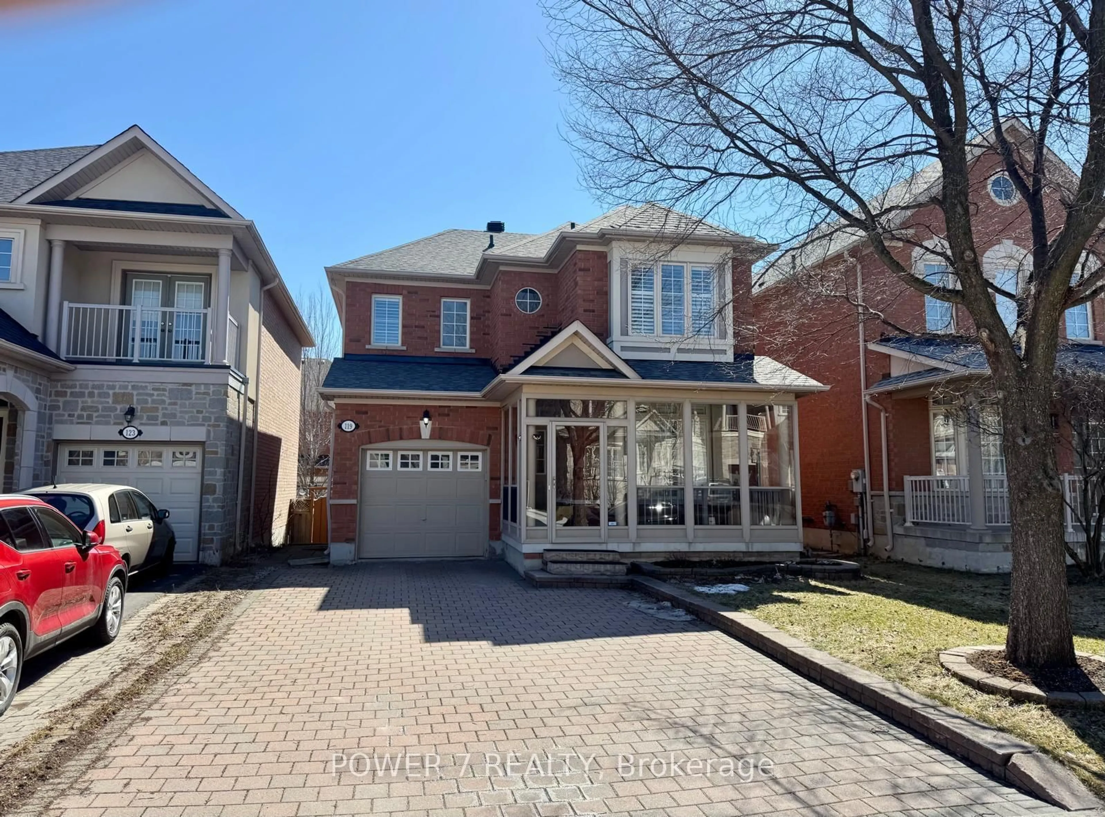 Home with brick exterior material, street for 119 Gauguin Ave, Vaughan Ontario L4J 9J4