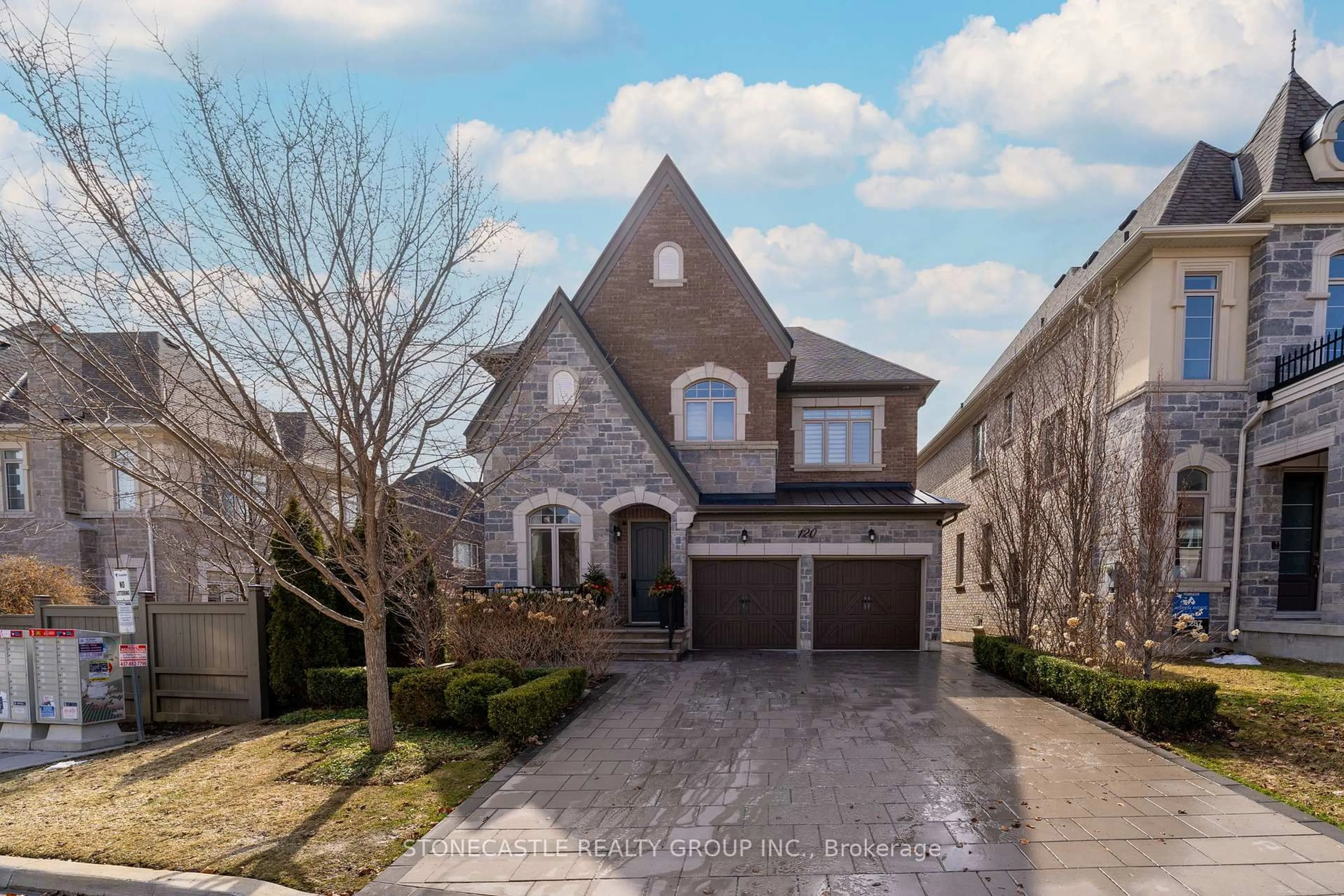 Home with brick exterior material, street for 120 Abner Miles Dr, Vaughan Ontario L6A 4X4