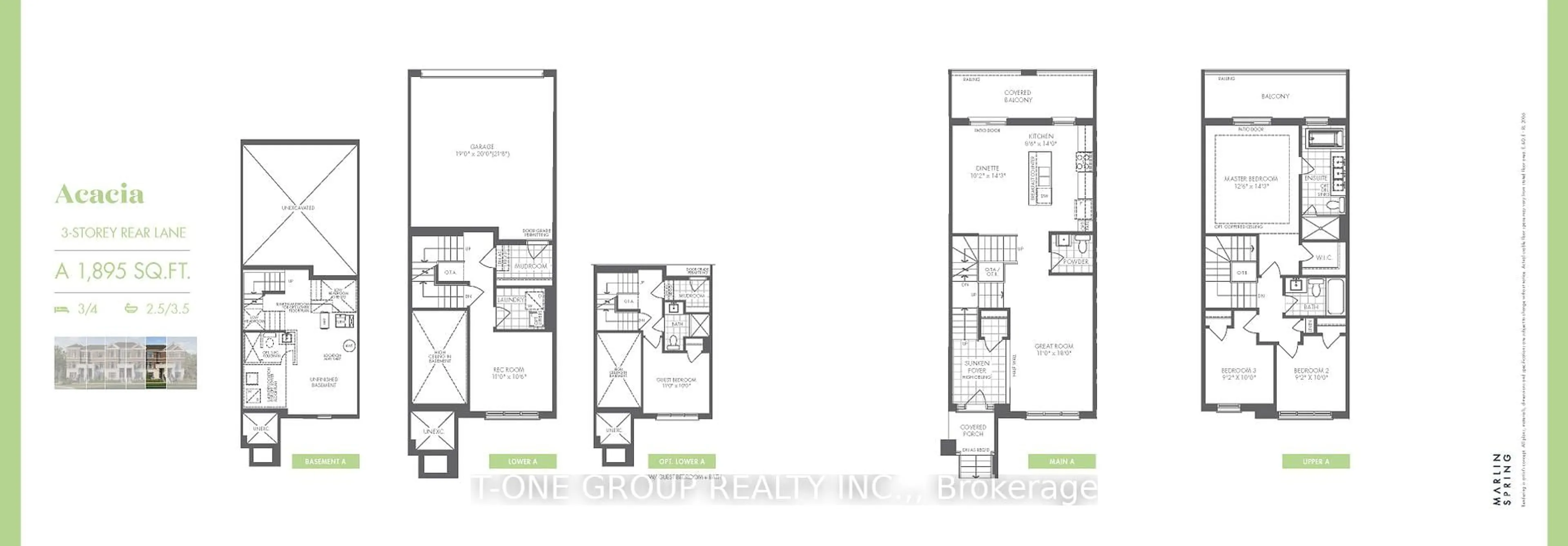 Floor plan for 8 Seine Lane, Richmond Hill Ontario L4S 0P8